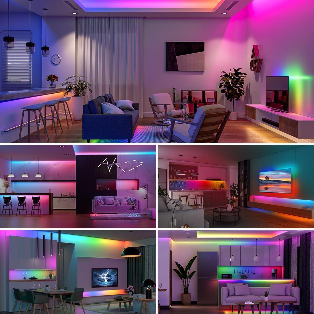 Tira LED direccionable BTF-LIGHTING 2.99m RGB IP65 108LED/m