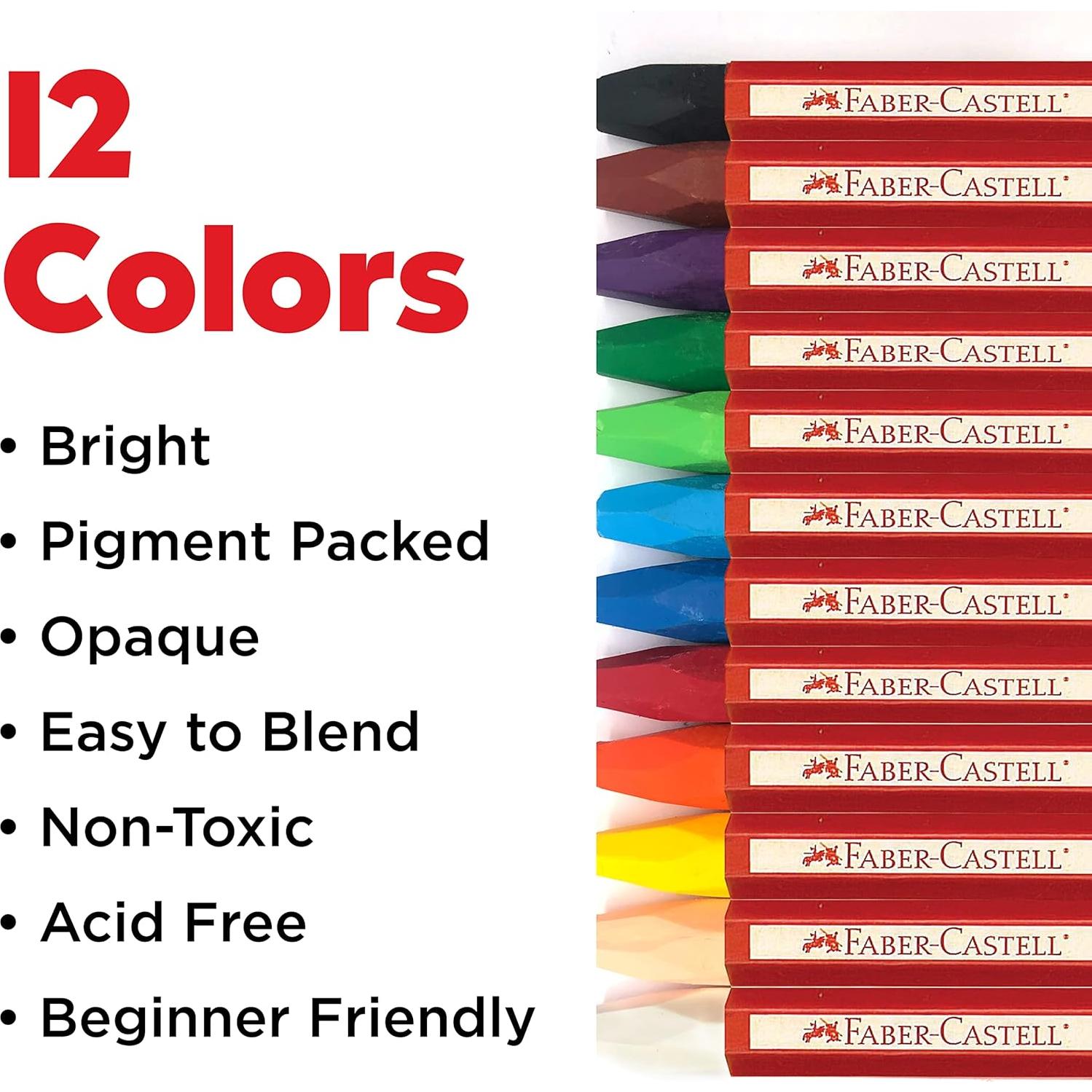 Pasteles al Óleo Faber-Castell 288 Piezas para Aula