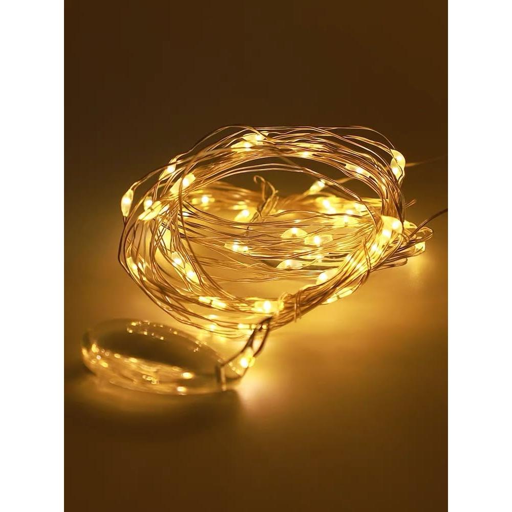 Cortina LED Blanca Cálida 300 Luces 3x3m USB Control Remoto