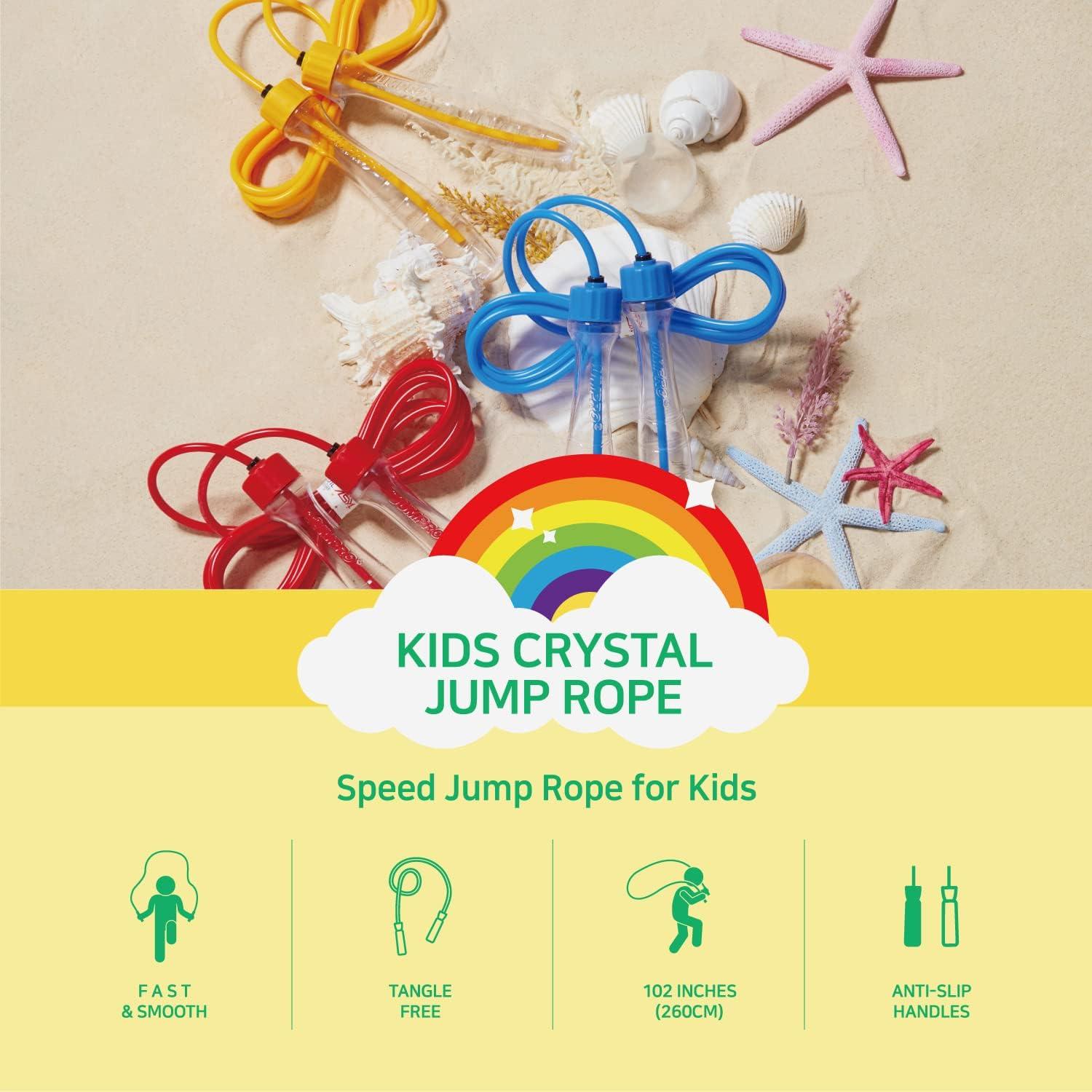 Cuerda de Saltar KSY para Niños Ajustable 260 cm Antideslizante