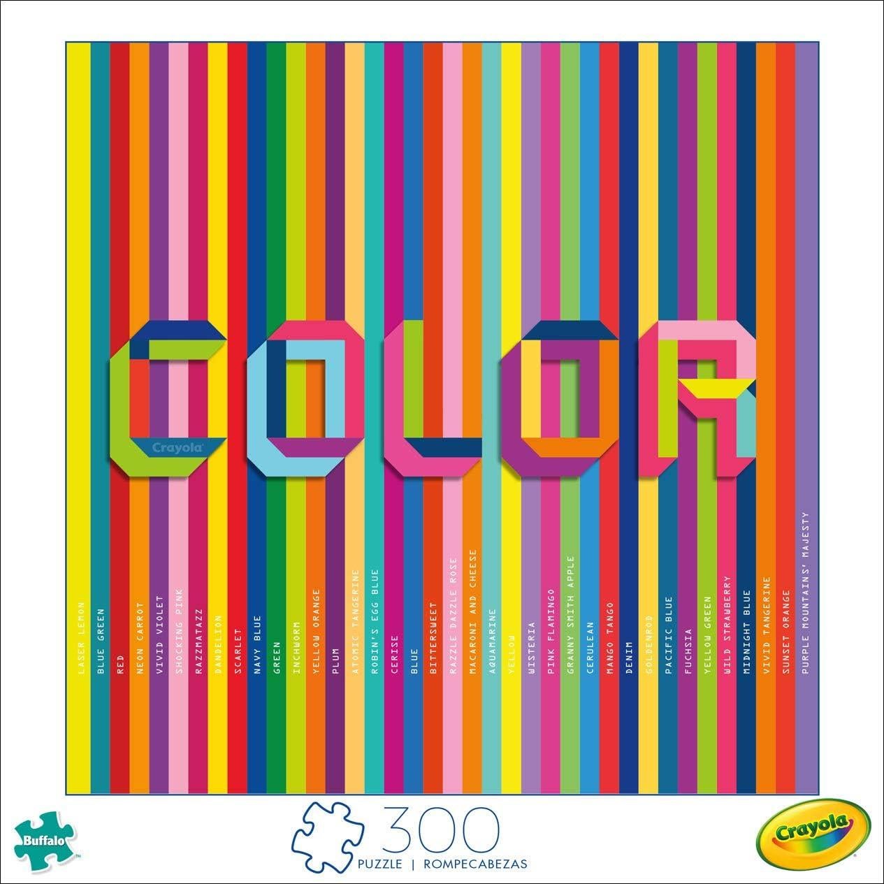 Rompecabezas 300 Piezas Grandes Buffalo Games Crayola Colorido