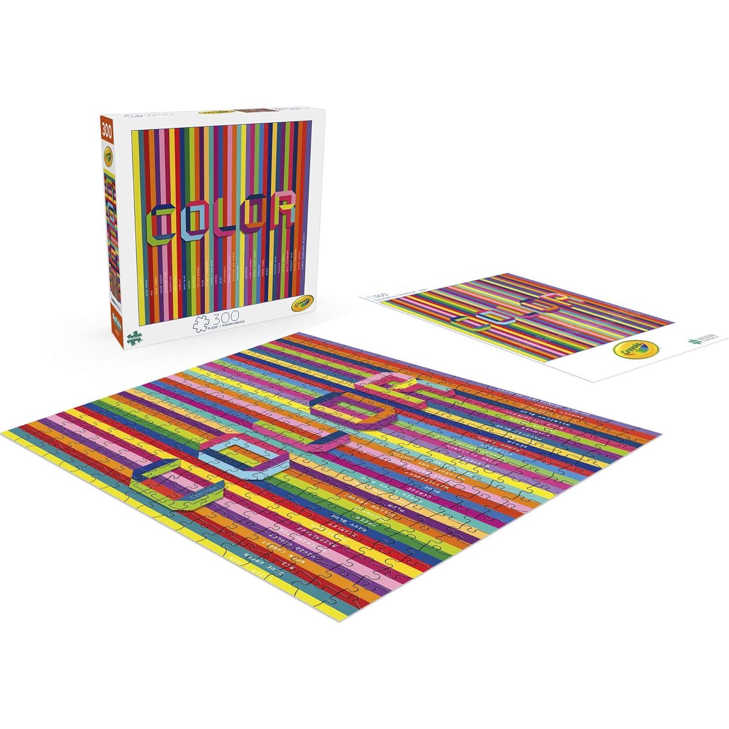 Rompecabezas 300 Piezas Grandes Buffalo Games Crayola Colorido