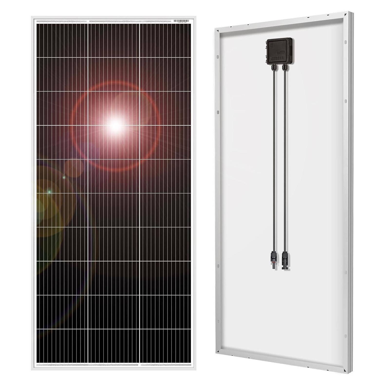 Panel Solar Monocristalino DOKIO 200W 18V para Cargar Batería 12V