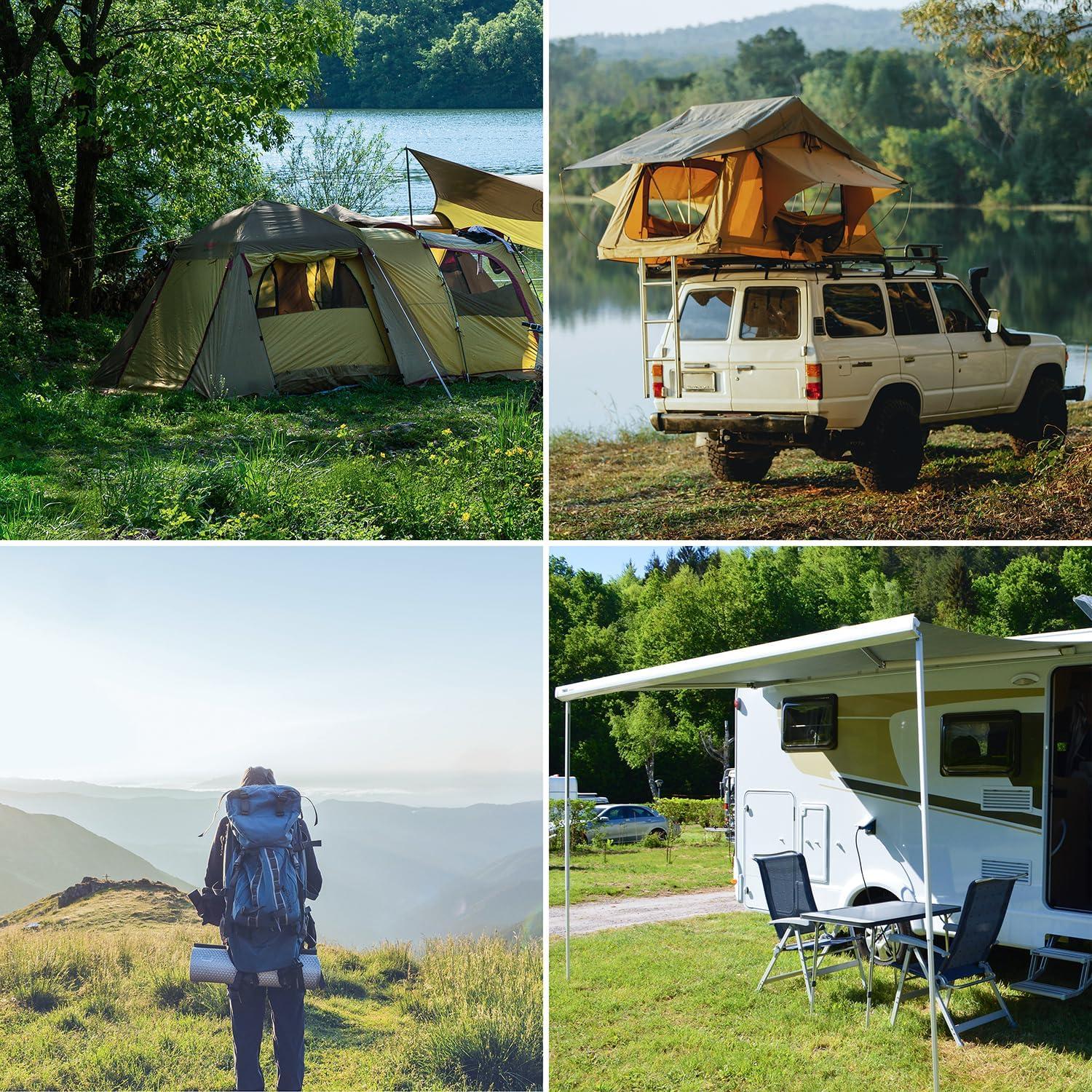 Panel Solar Plegable Topsolar 200W Carga Rápida USB 12V