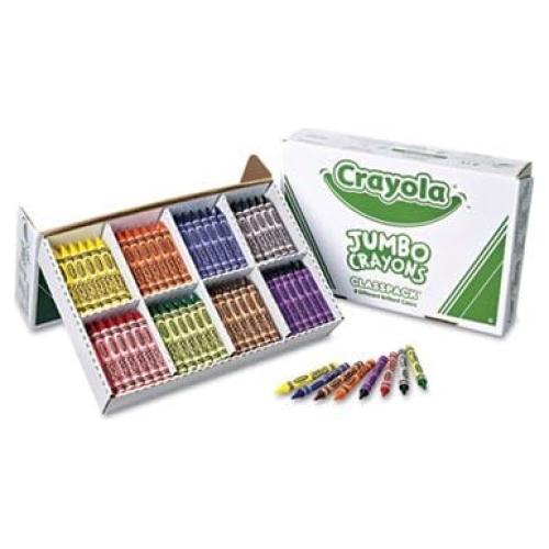 Paquete Jumbo de Crayones Crayola 200 Piezas 8 Colores
