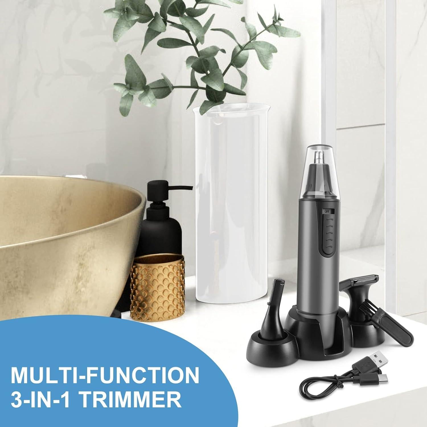 Recortador de Vello Nasal AREYZIN C332 ProMax Recargable IPX7