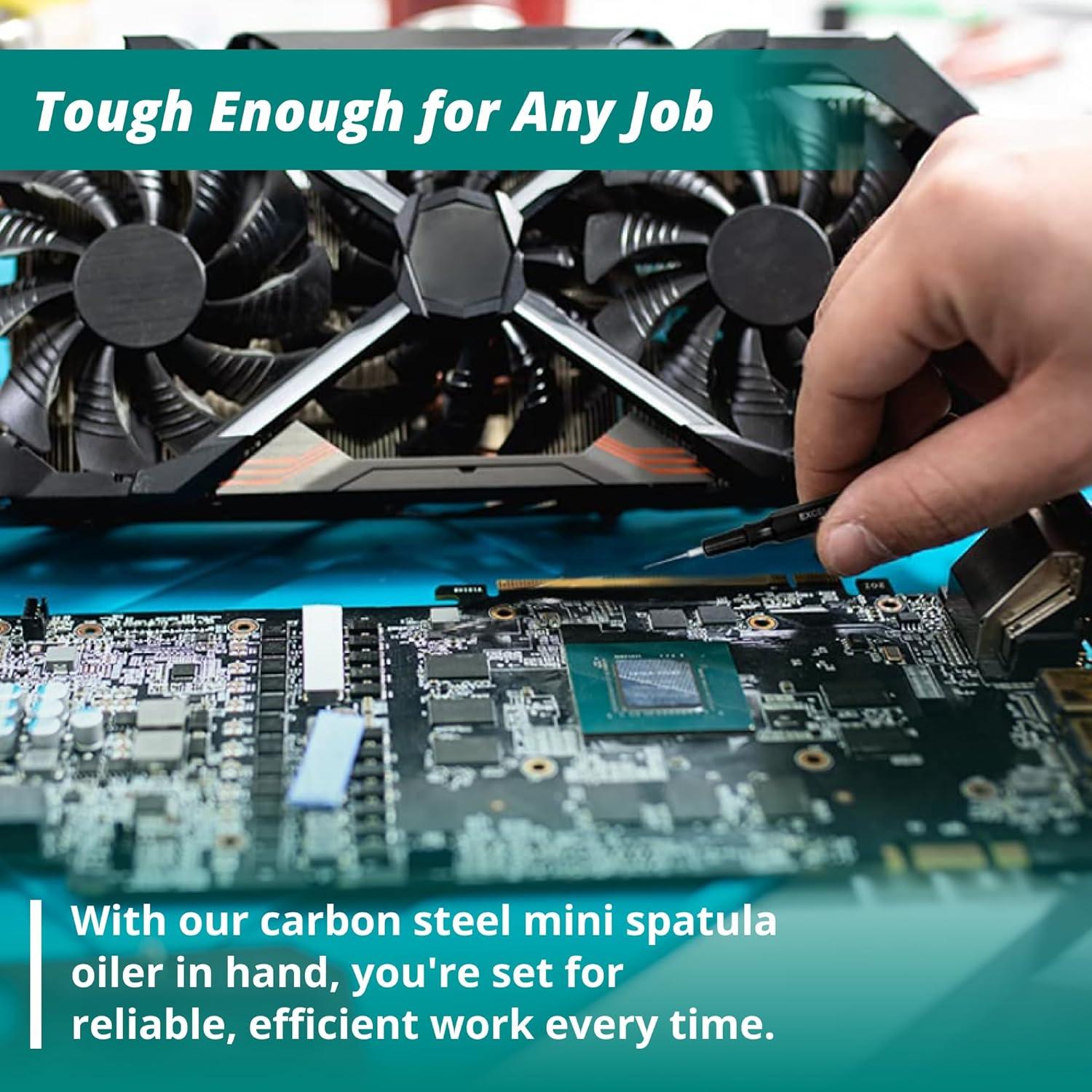 Espátula Mini Excelta 260A-ESD, Aluminio Conductivo, 6.35 cm