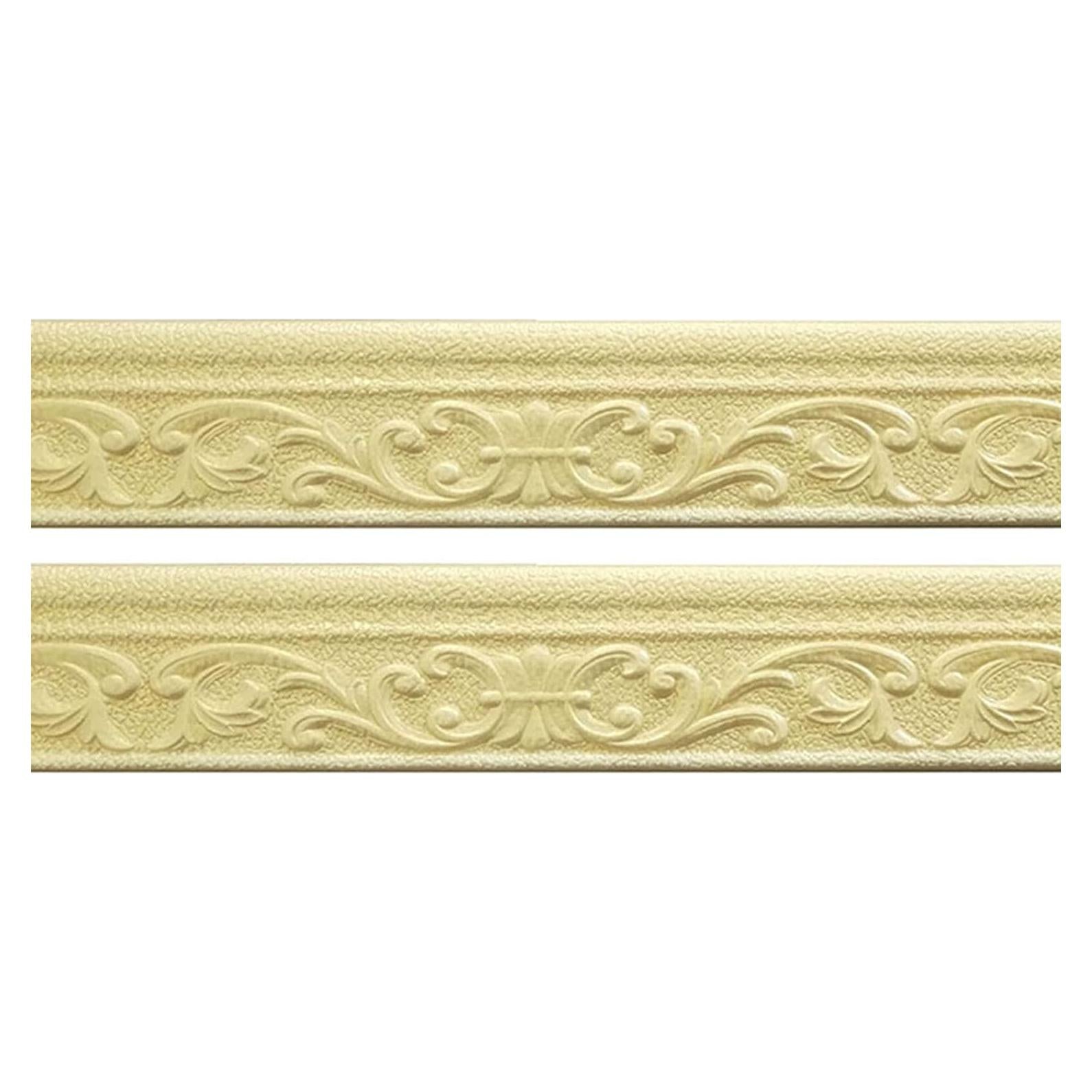 Moldura de Espuma Flexible Glavatrix 460 cm Dorado 3D Autoadhesiva