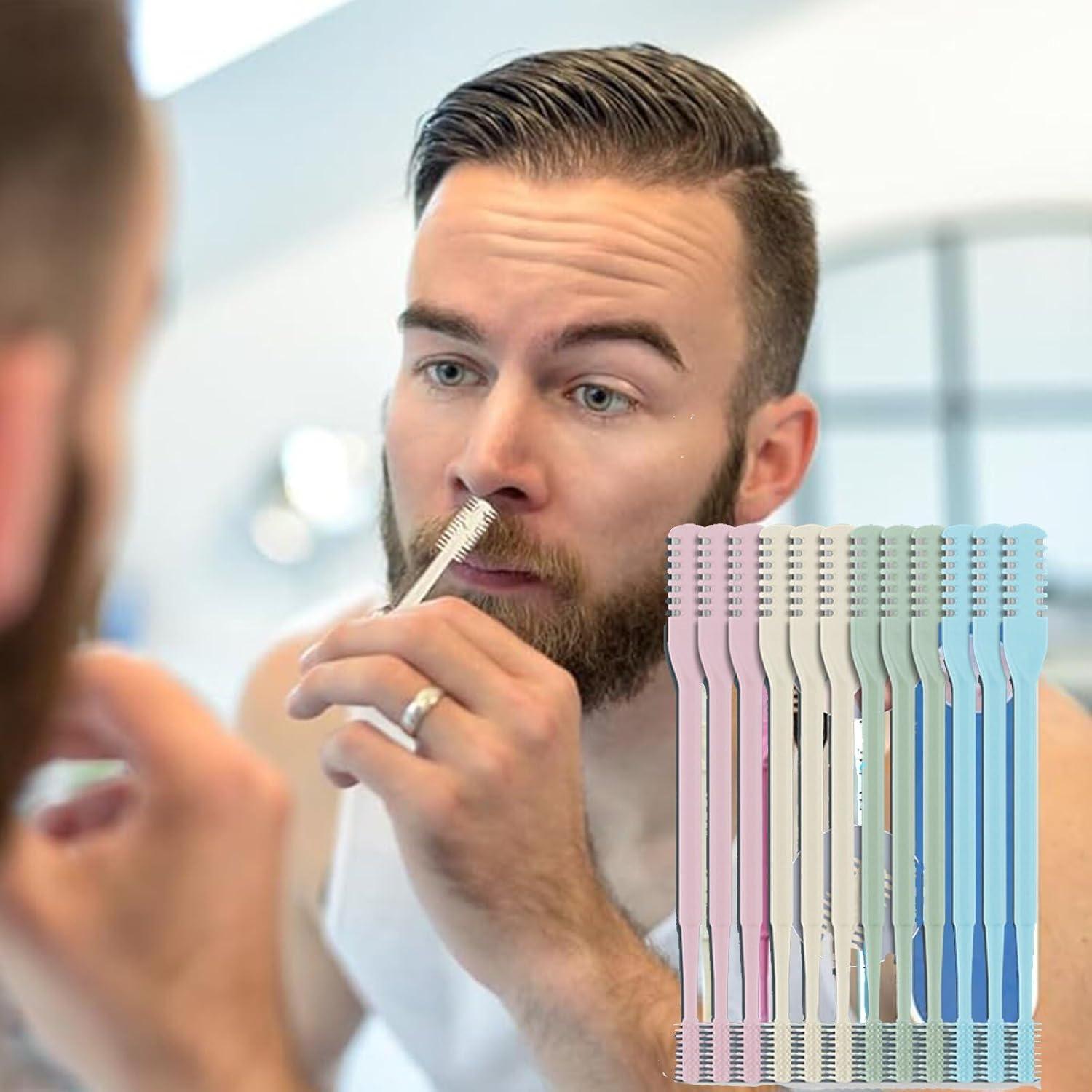 Recortador de Vello Nasal Manual 12 Piezas Calefow