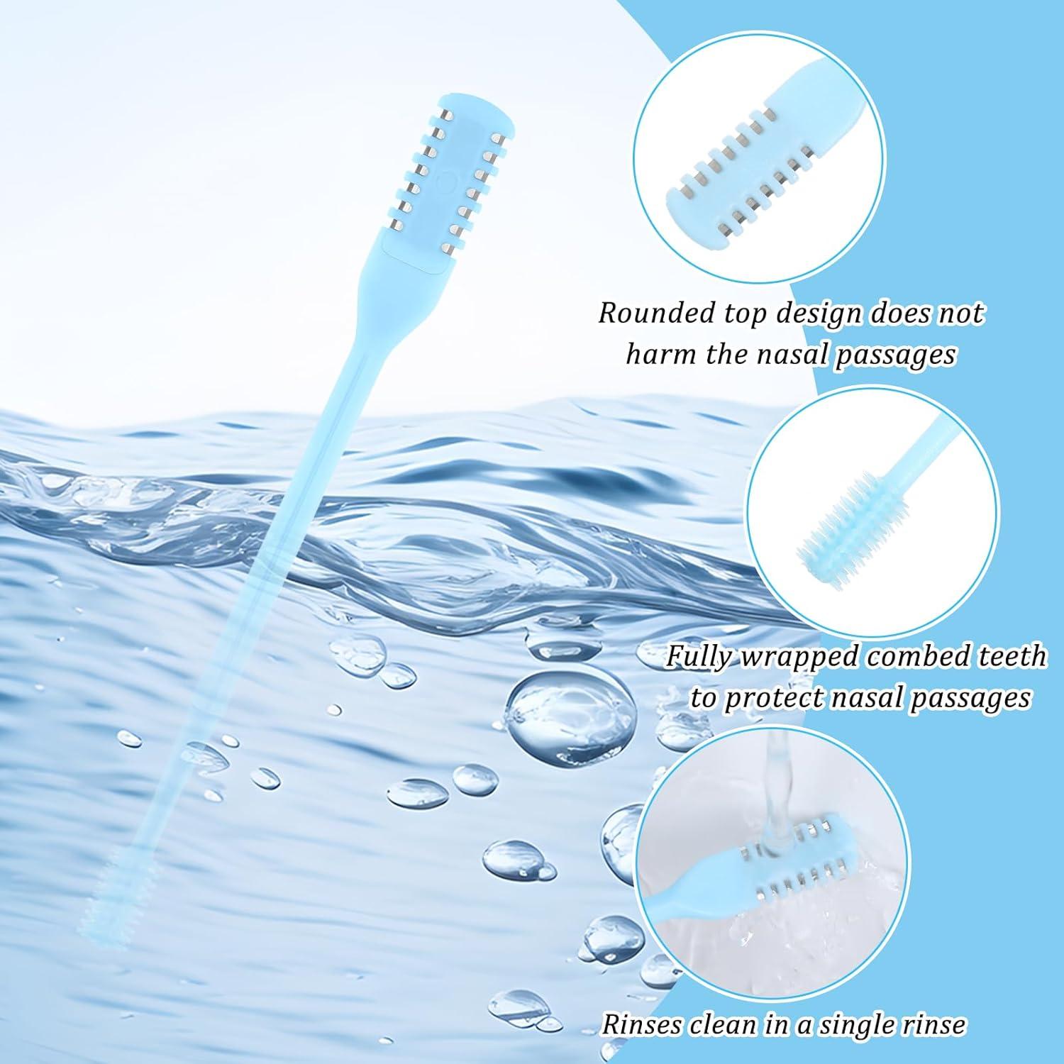 Cortador de Vello Nasal Manual Oruola 15 Piezas 2-en-1