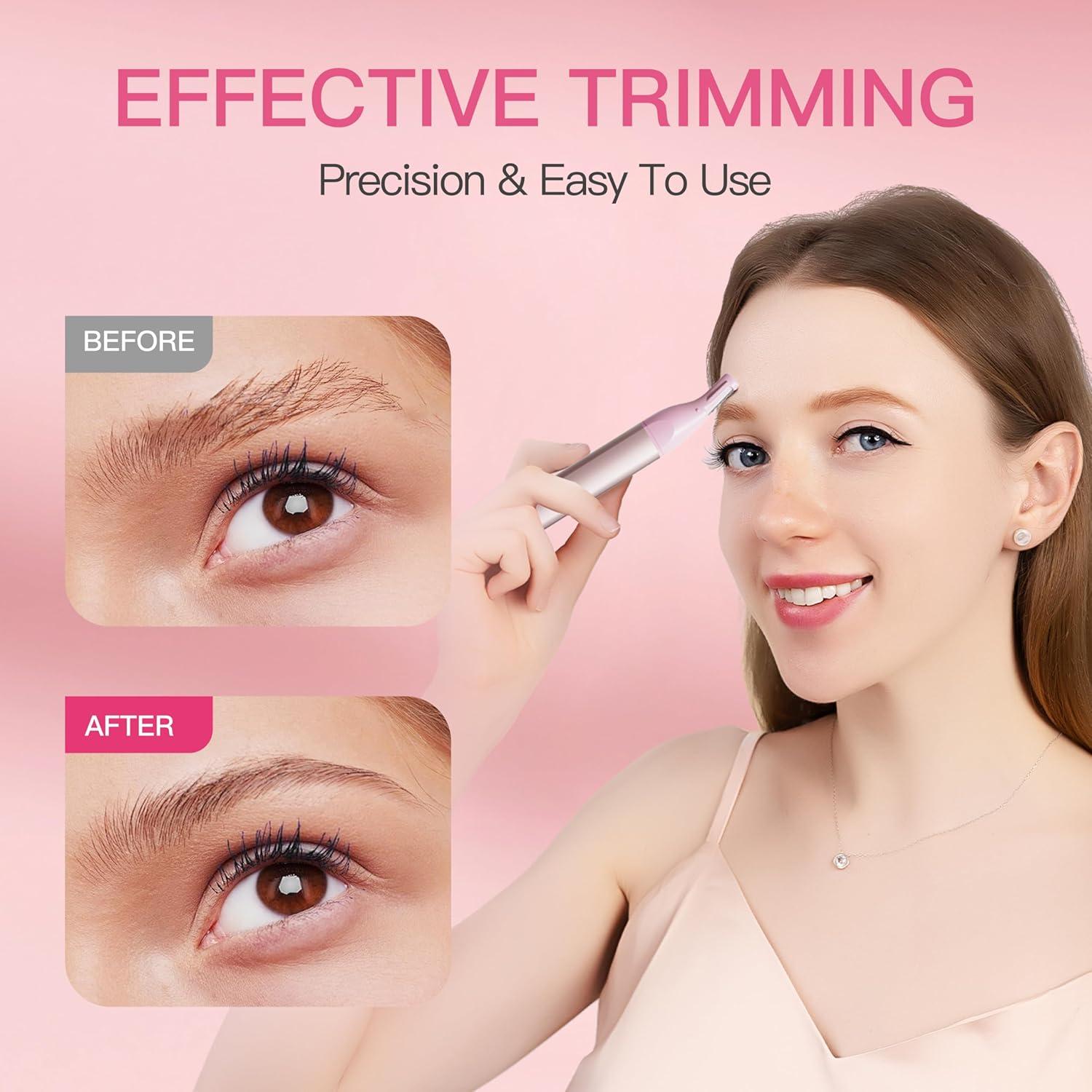 Recortador de Vello Nasal HEBECA 3 en 1 Recargable Impermeable