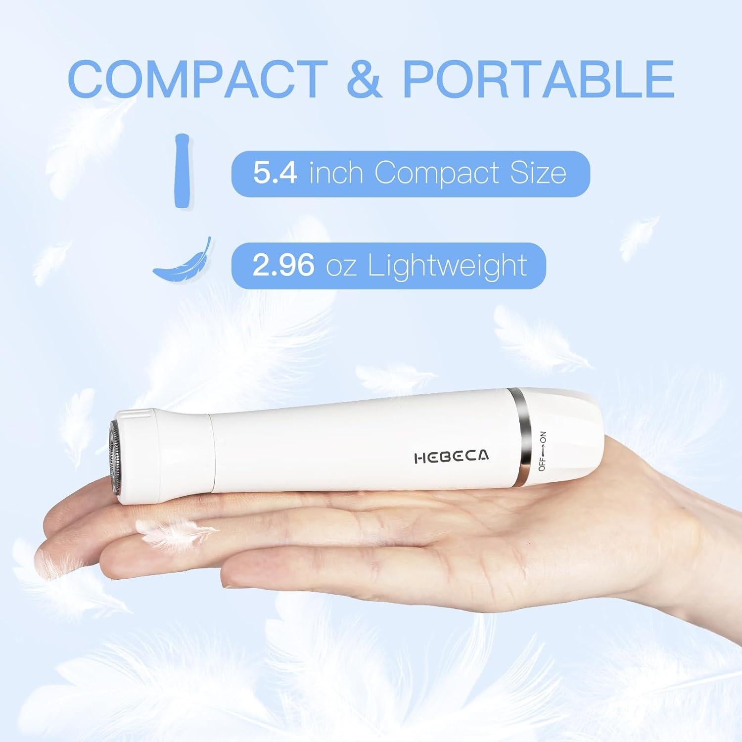 Recortador de Vello Facial HEBECA FT3001 3-en-1 Impermeable