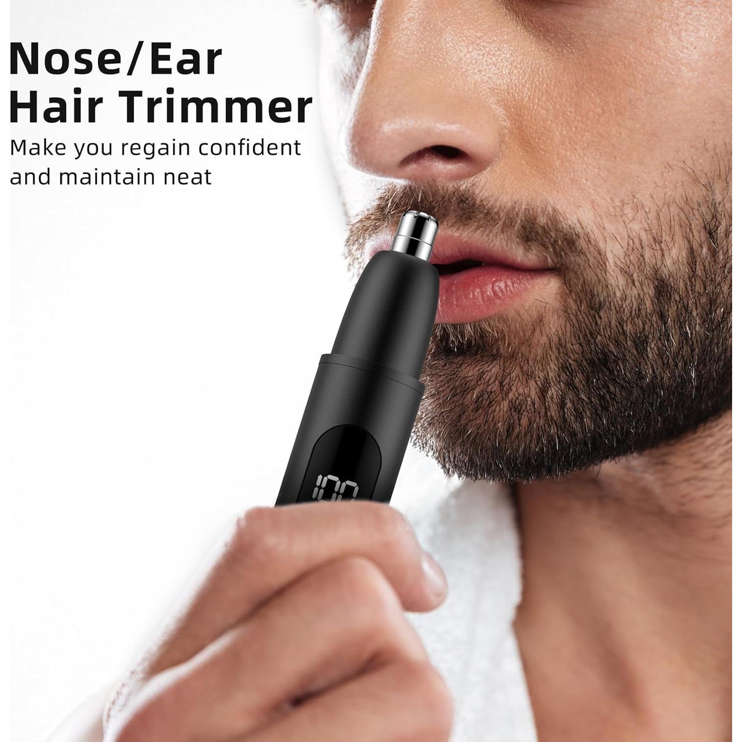 Recortador de Vello Nasal y Auricular Smity Negro Recargable