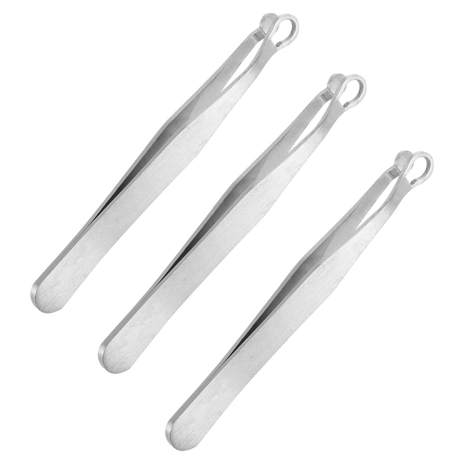 3 Pinzas Recortadoras de Vello Nasal Sorcristy Acero Inoxidable