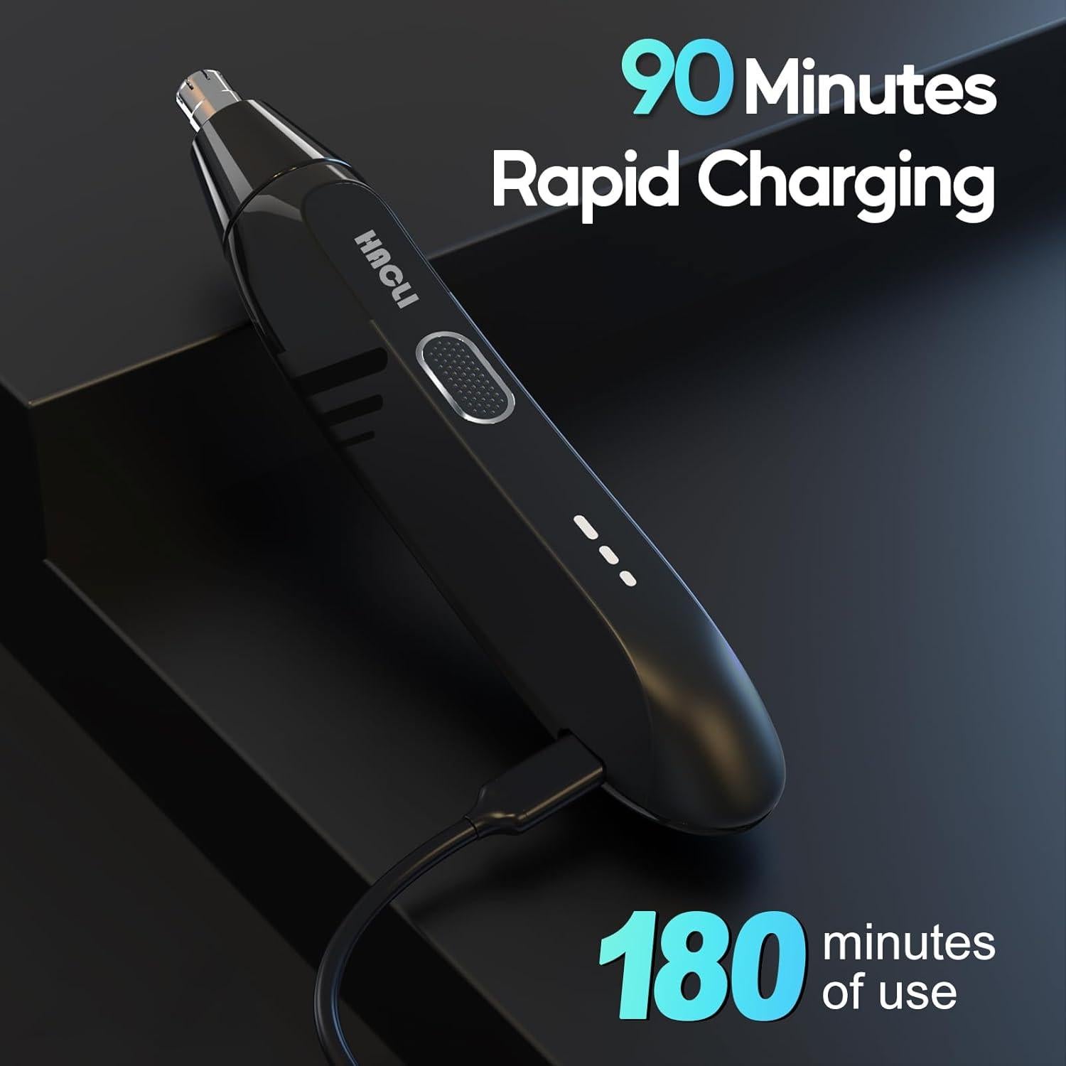 Recortador de Vello Nasal Eléctrico HACLI YP-7217 Inoxidable