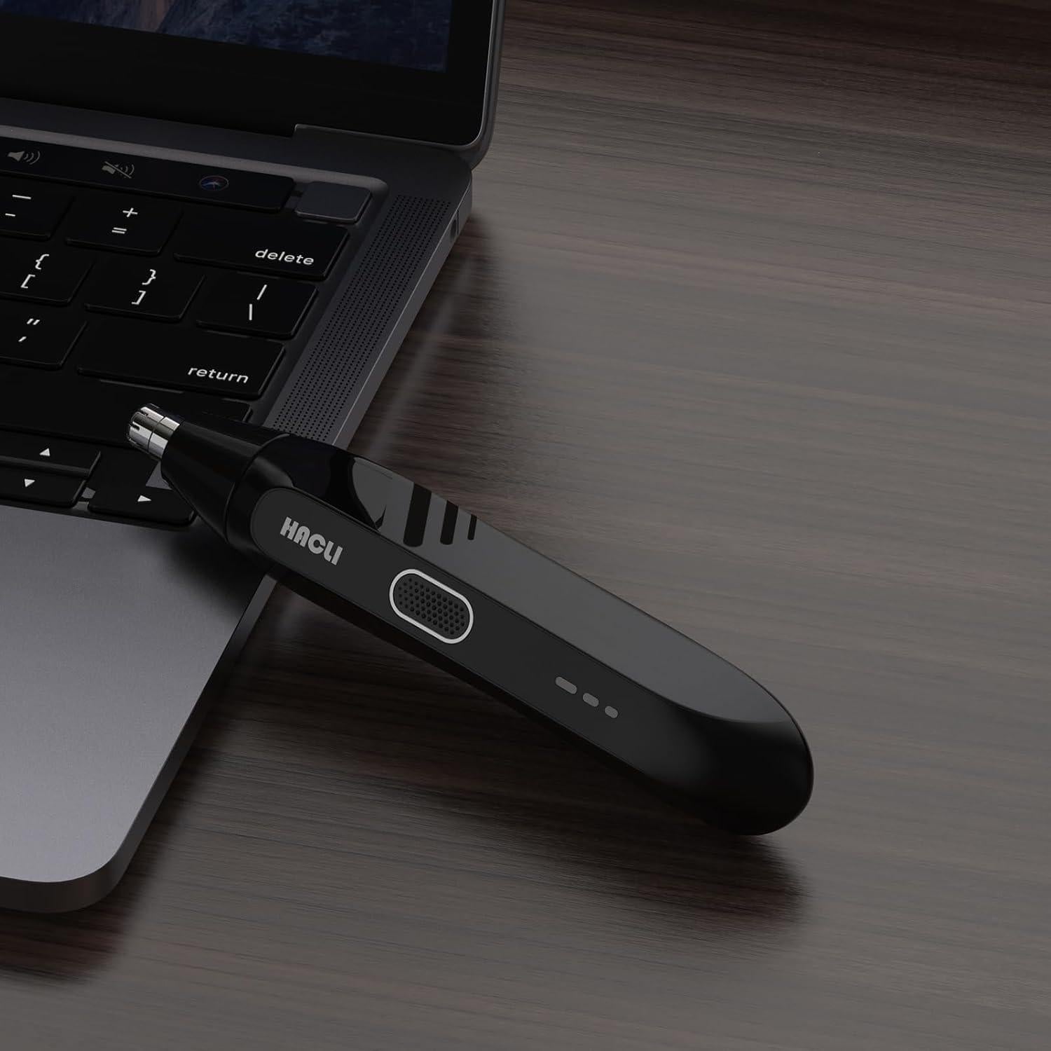 Recortador de Vello Nasal Eléctrico HACLI YP-7217 Inoxidable