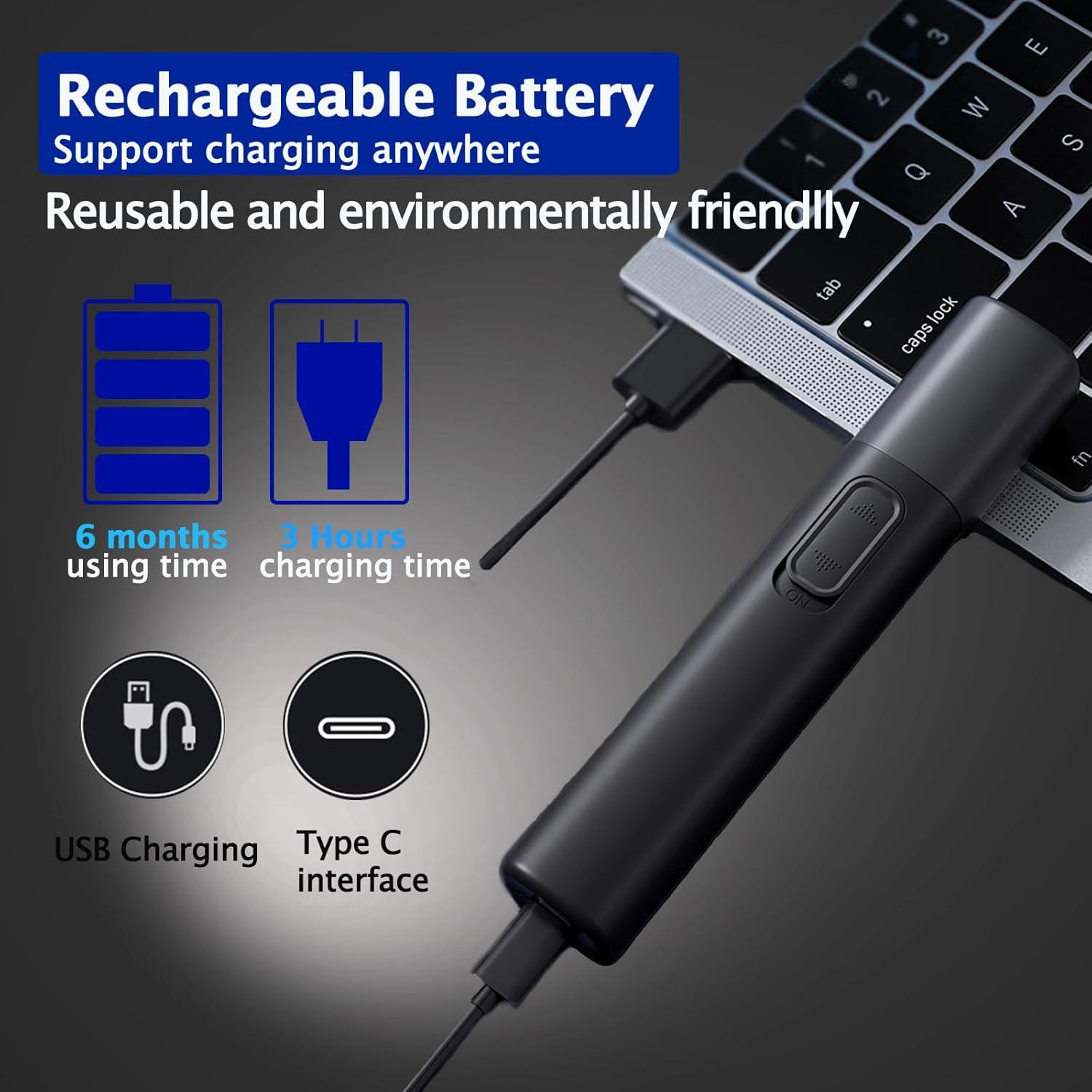 Recortador de Vello Nasal y Auricular iKakocus USB Recargable