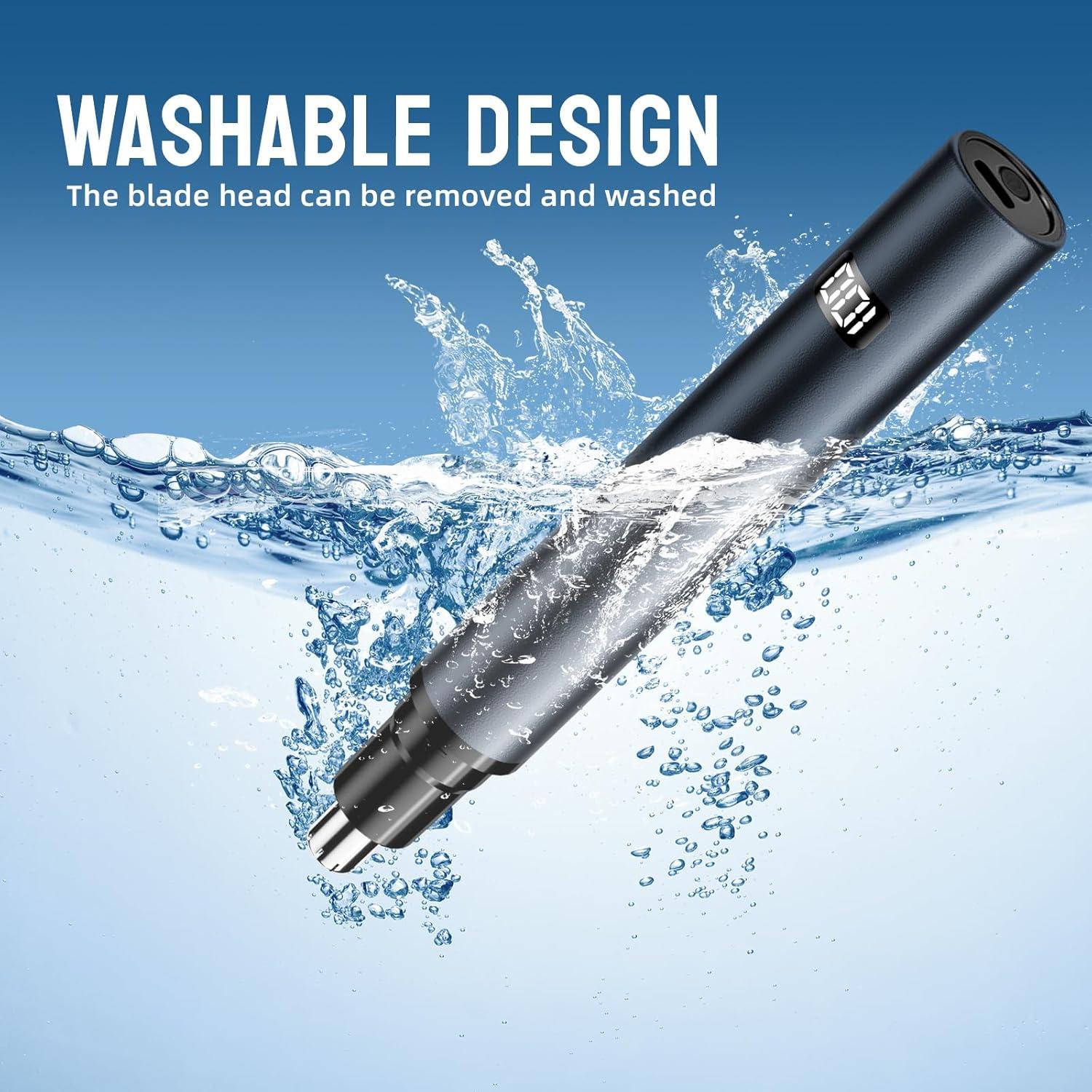 Recortador de Vello Nasal y Facial SEONEZU Recargable USB