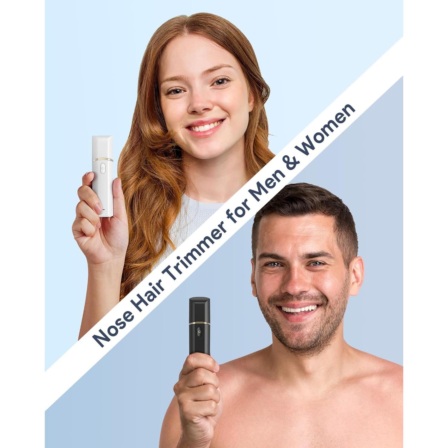 Recortador de Vello Nasal Roleader N2 Recargable Tipo-C Negro