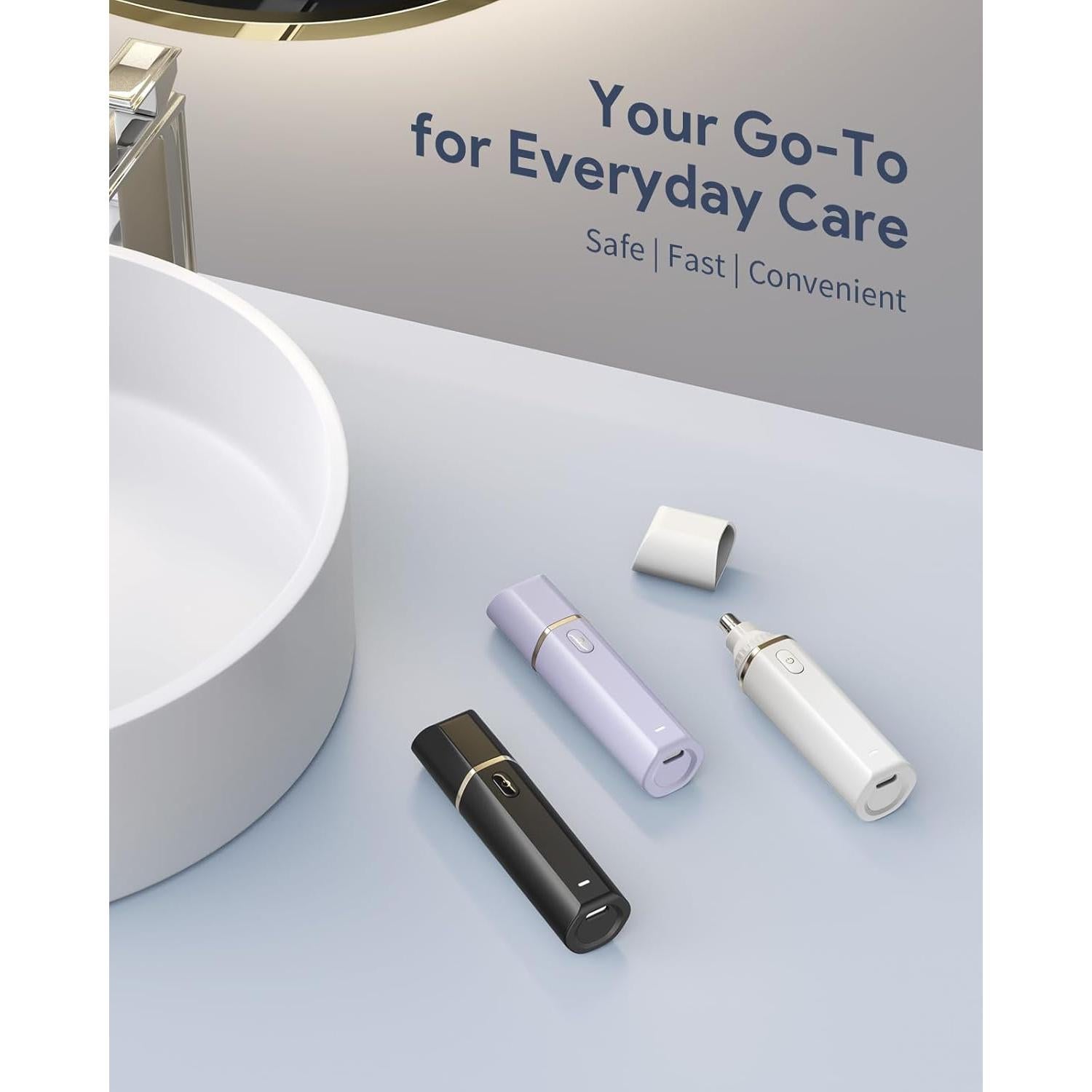 Recortador de Vello Nasal Roleader N2 Recargable Tipo-C Negro