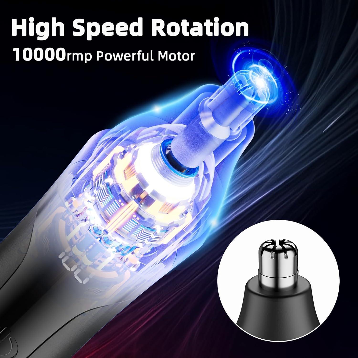 Recortador de Vello Nasal SESATOOK L5 Recargable USB Negro