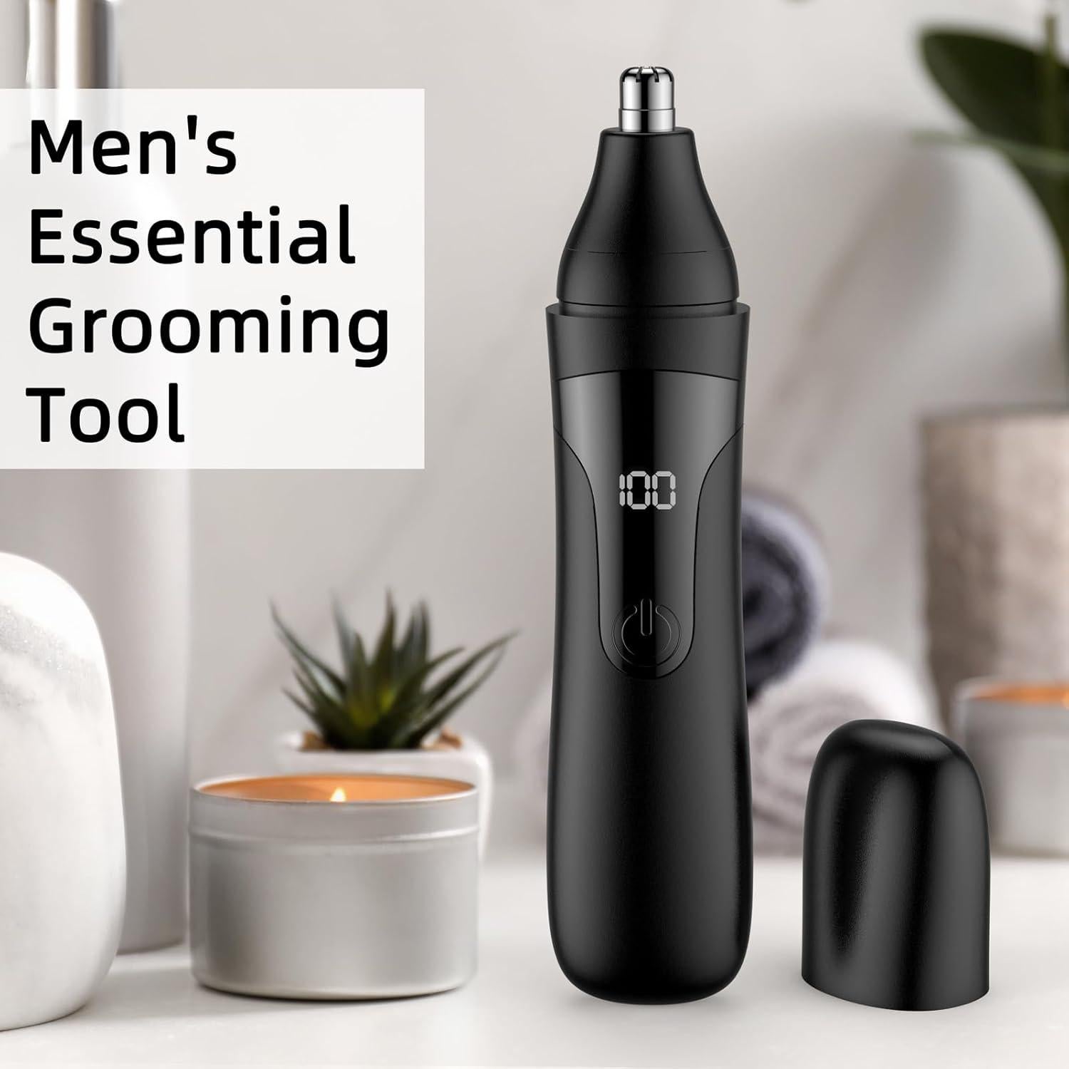 Recortador de Vello Nasal SESATOOK L5 Recargable USB Negro