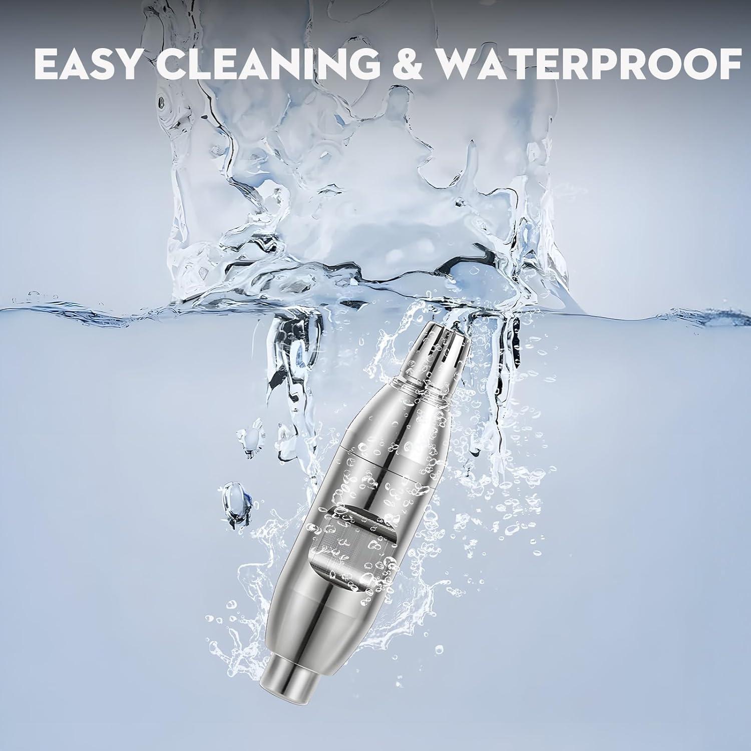 Recortador de Vello Nasal Manual SUERBEATY T-W90-ST Plateado