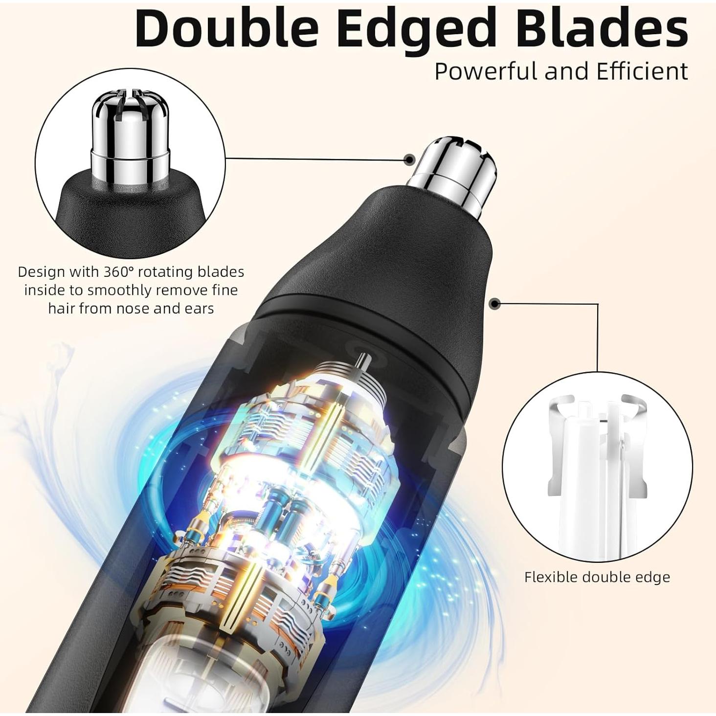 Recortador de Vello Nasal VOTEYO L8 Recargable Indoloro