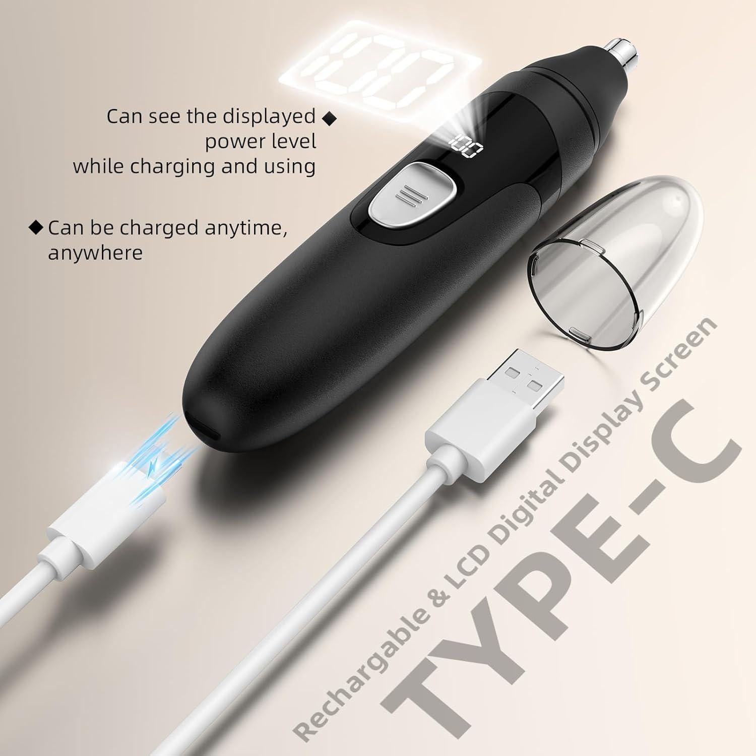 Recortador de Vello Nasal VOTEYO L8 Recargable Indoloro