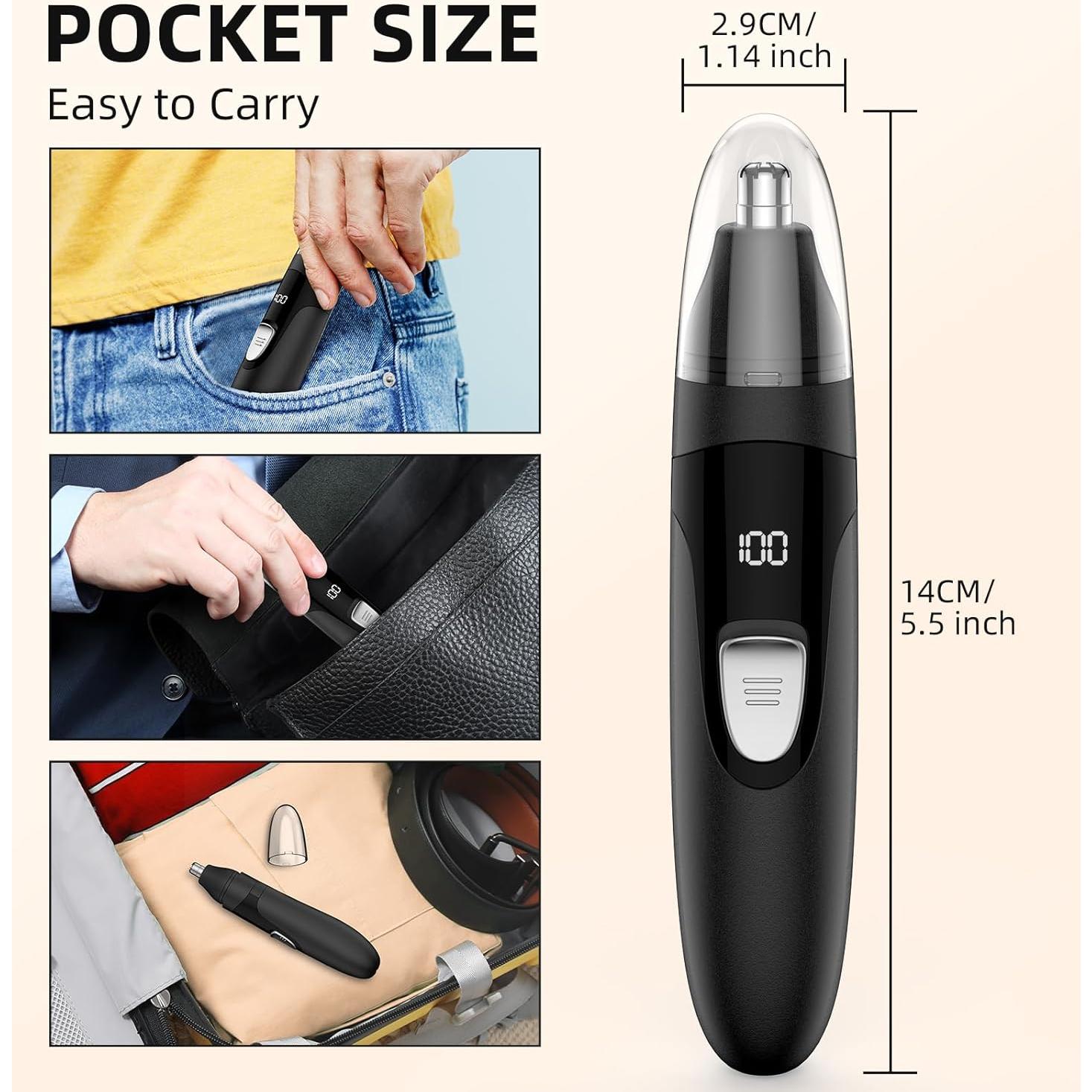 Recortador de Vello Nasal VOTEYO L8 Recargable Indoloro