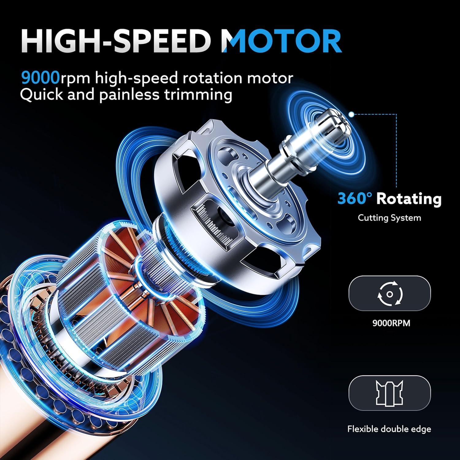 Recortador de Vello Nasal SYFUO Portátil USB Impermeable