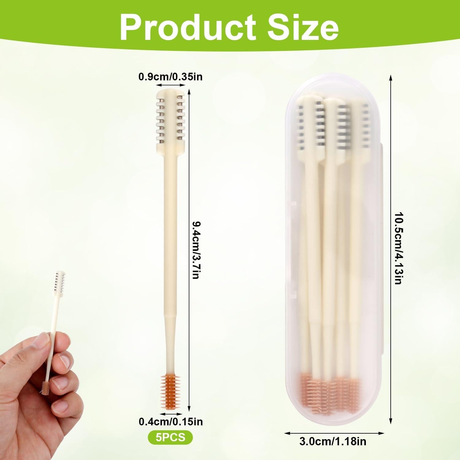 5 Cortadores Nasales 2-en-1 NQEUEPN, Acero Inoxidable, Portátil