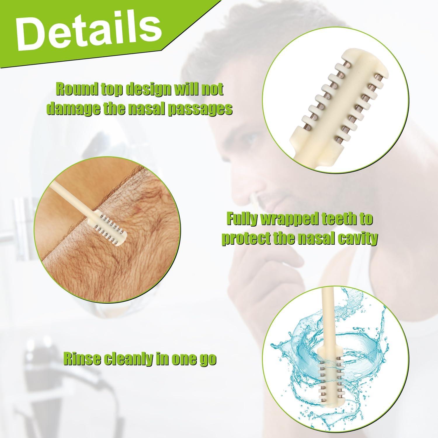 5 Cortadores Nasales 2-en-1 NQEUEPN, Acero Inoxidable, Portátil