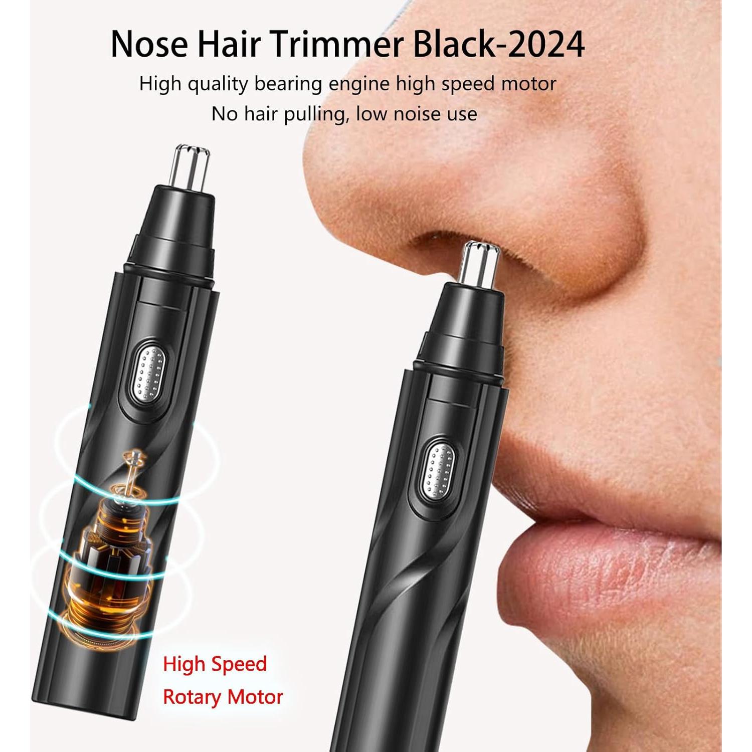 Recortador de Vello Nasal y Auricular YIPINER Recargable 6 Piezas