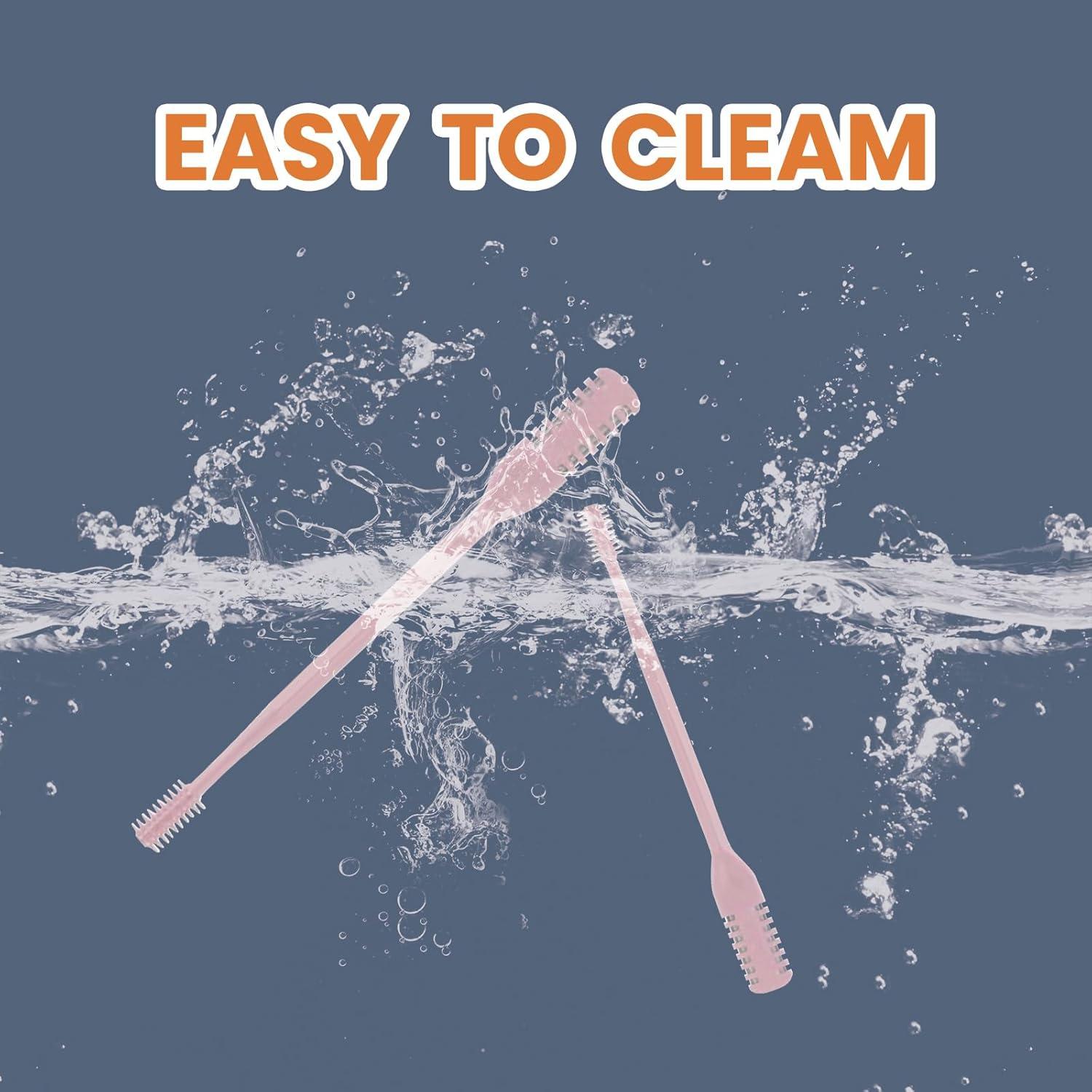 Cortador de Vello Nasal 2 en 1 JLYPFUSA Rosa - Compacto y Eficaz