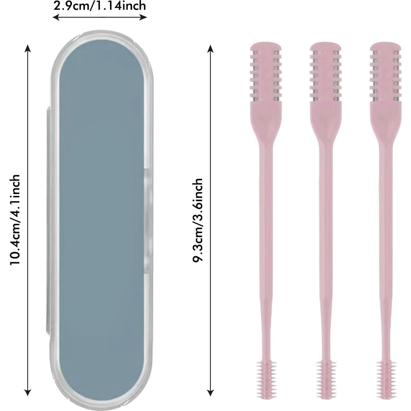 Cortador de Vello Nasal 2 en 1 JLYPFUSA Rosa - Compacto y Eficaz