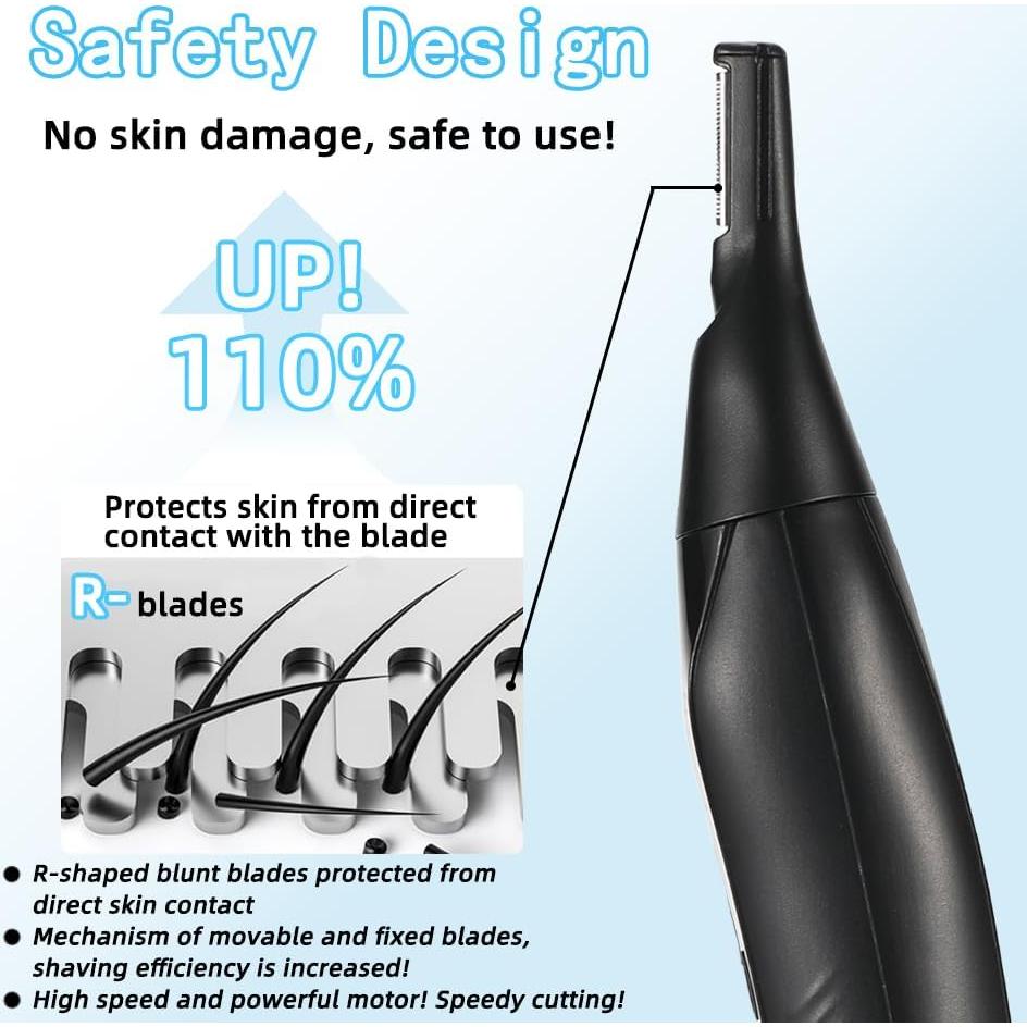 Recortador de Vello Nasal y Facial FREIOWEEI Recargable