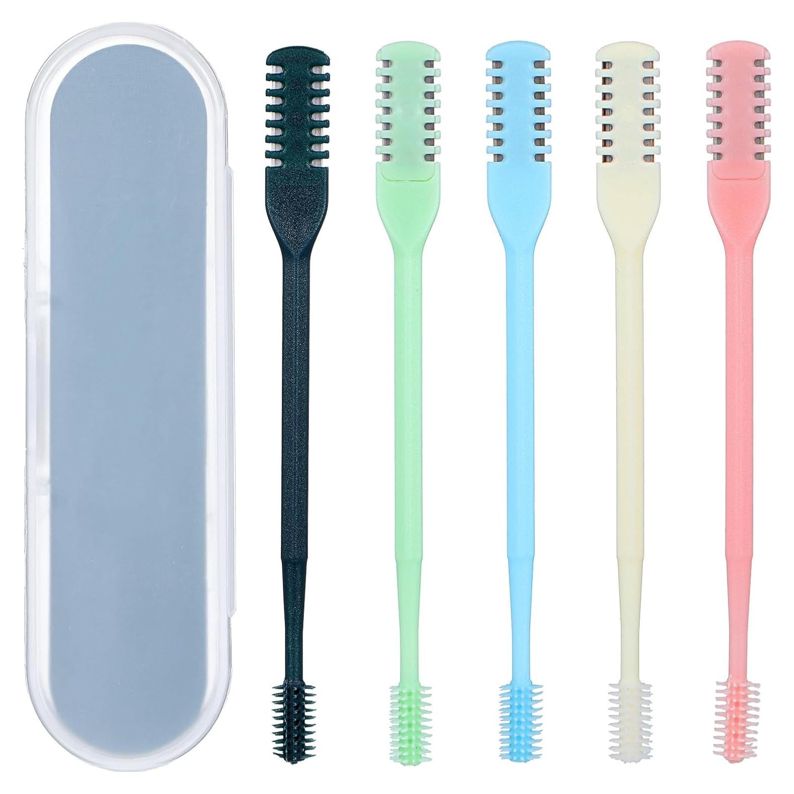 Cortador de Vello Nasal 2-en-1 Oruola, 5 Colores, Acero Inoxidable