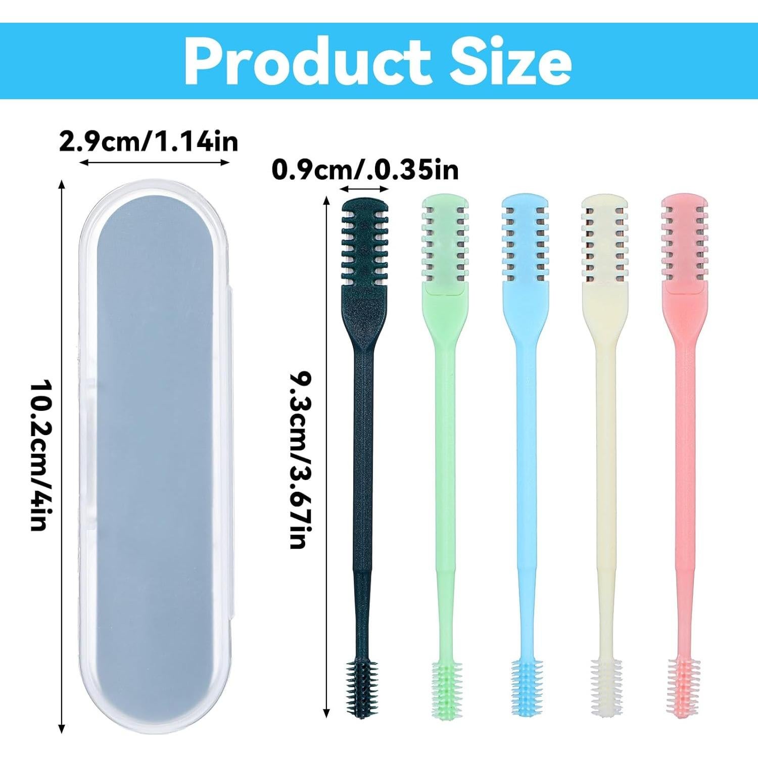 Cortador de Vello Nasal 2-en-1 Oruola, 5 Colores, Acero Inoxidable