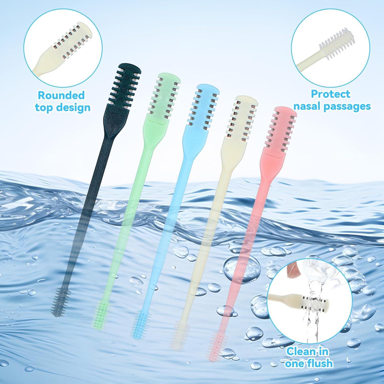 Cortador de Vello Nasal 2-en-1 Oruola, 5 Colores, Acero Inoxidable