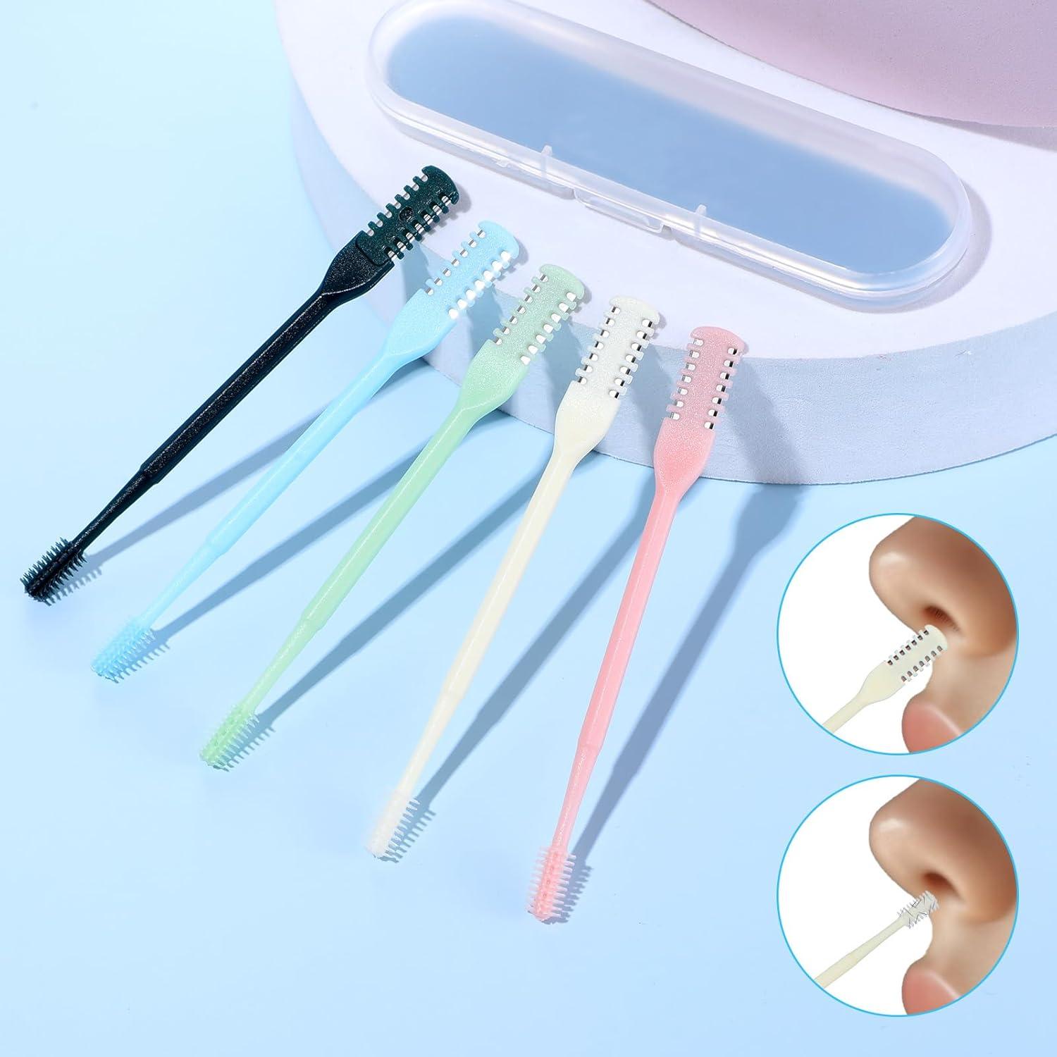 Cortador de Vello Nasal 2-en-1 Oruola, 5 Colores, Acero Inoxidable