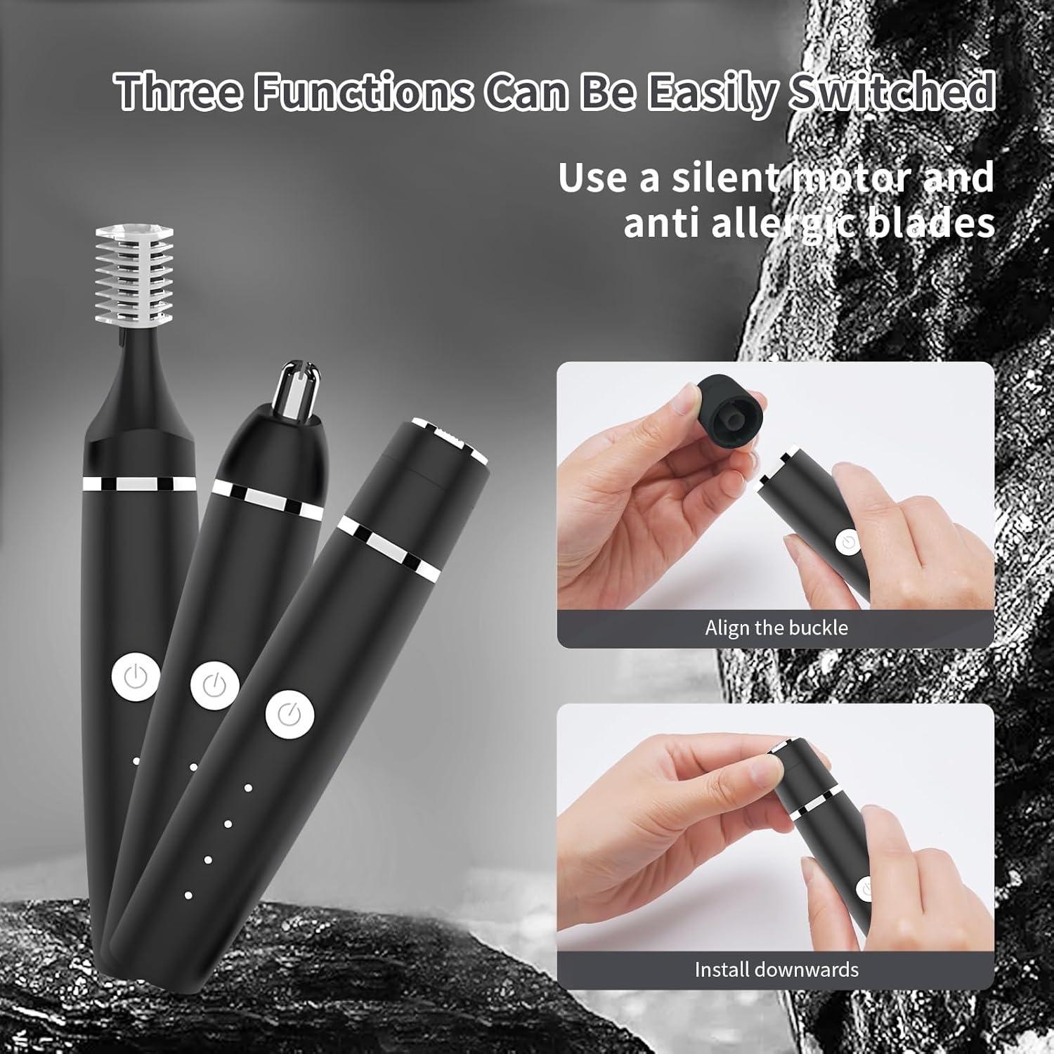 Recortador de Vello Nasal y Cejas Erkot HT2402 Recargable