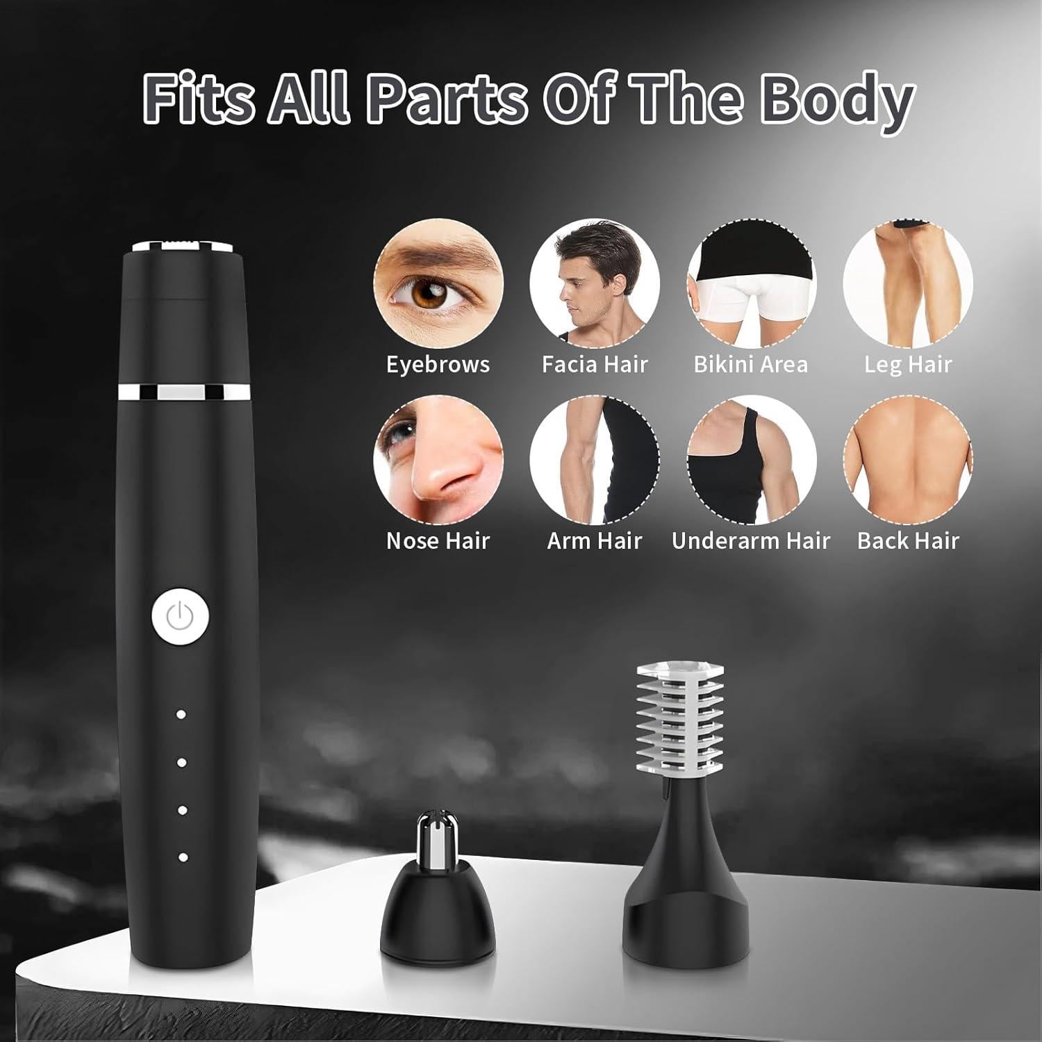 Recortador de Vello Nasal y Cejas Erkot HT2402 Recargable