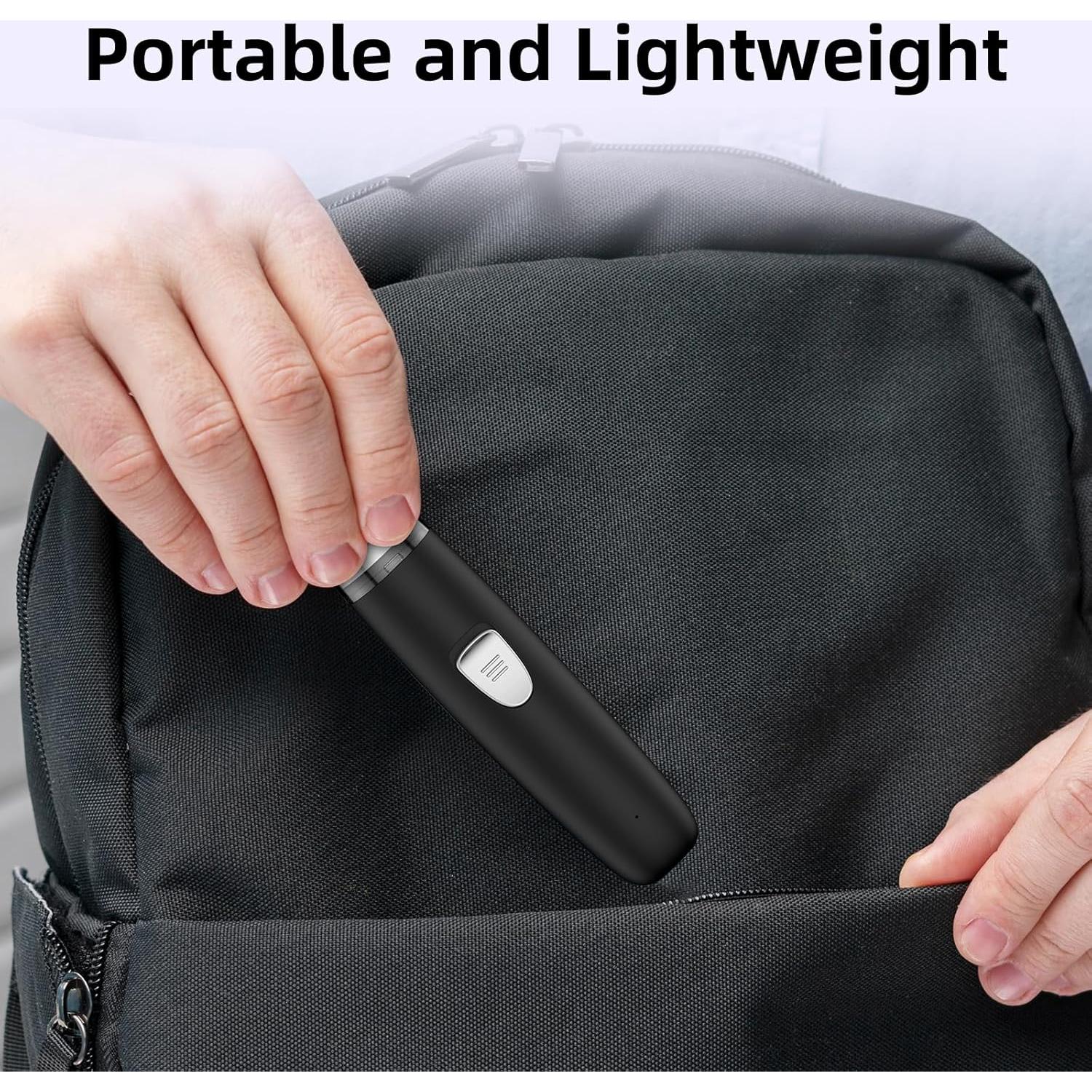 Recortador de Vello Nasal Indoloro Tipo-C Recargable 15cm