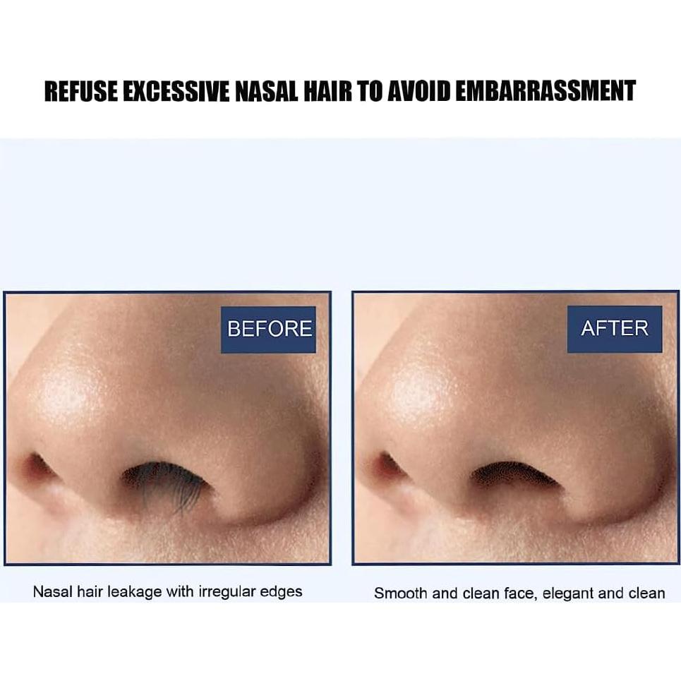 Recortador de Vello Nasal 2 en 1 Waxxy - Portátil y A Prueba de Agua