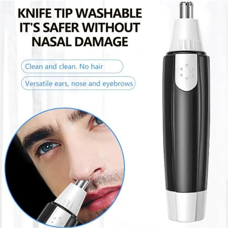 Recortador de Vello Nasal y Auricular Homejoy Tech - Acero Inoxidable, 360 Grados, Impermeable
