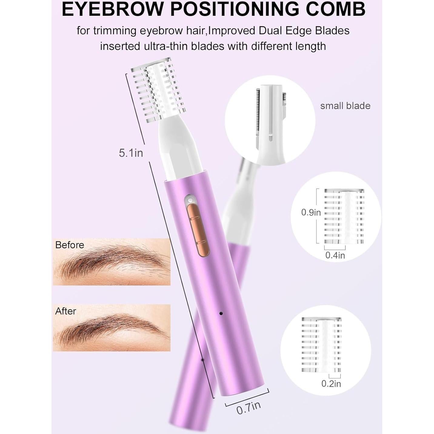 Recortador de Vello Nasal Ginity 2 en 1 Recargable Indoloro