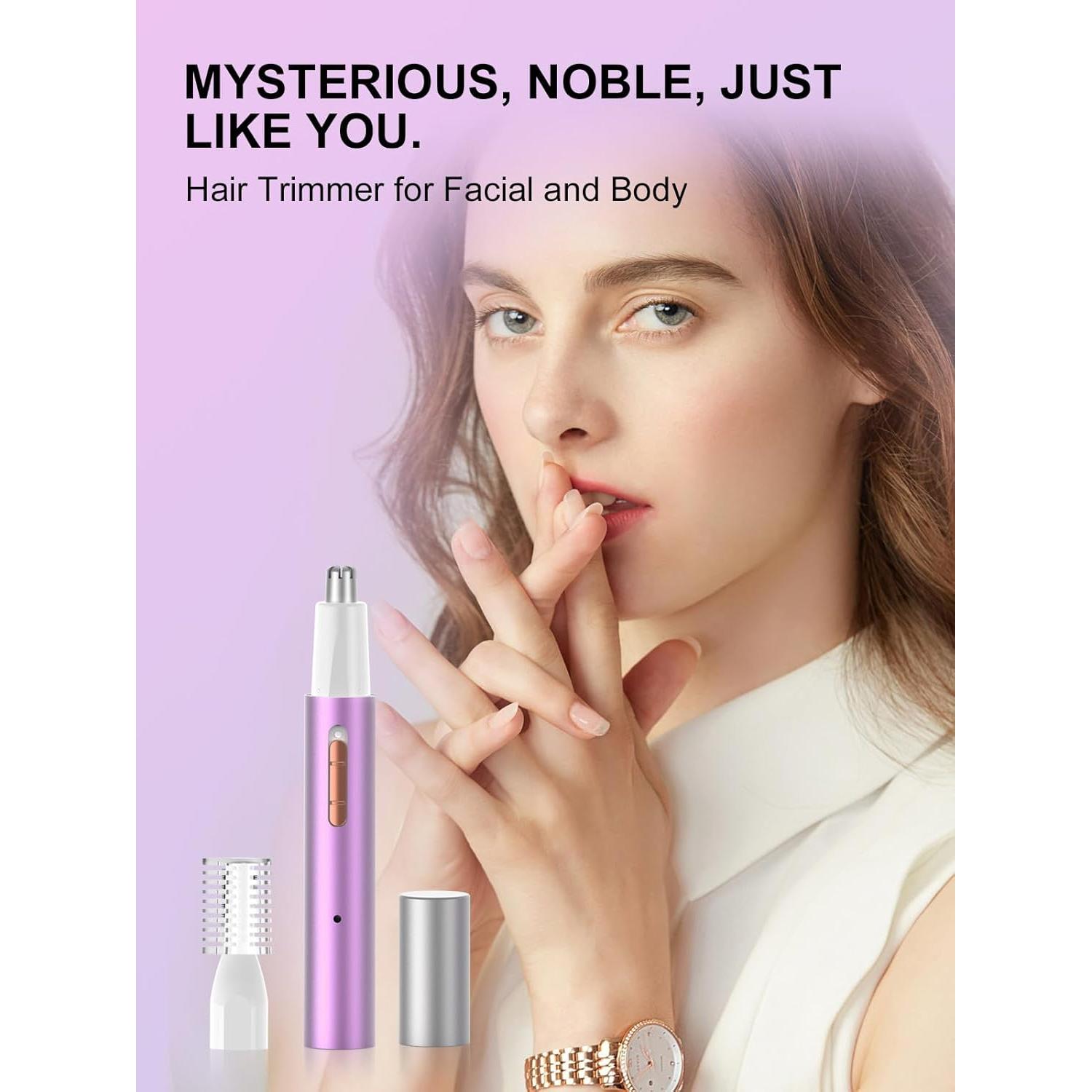 Recortador de Vello Nasal Ginity 2 en 1 Recargable Indoloro