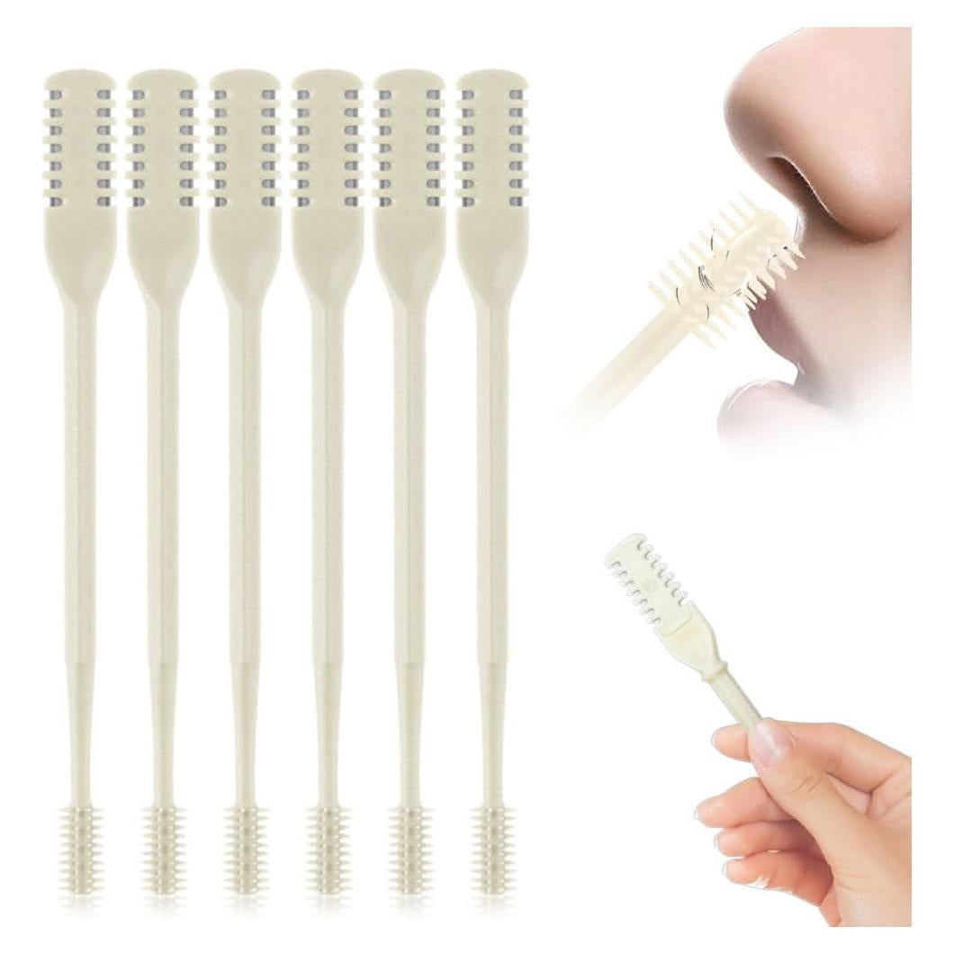 Cortador de Vello Nasal 2-en-1 Fauppt Manual 360° Acero Inoxidable