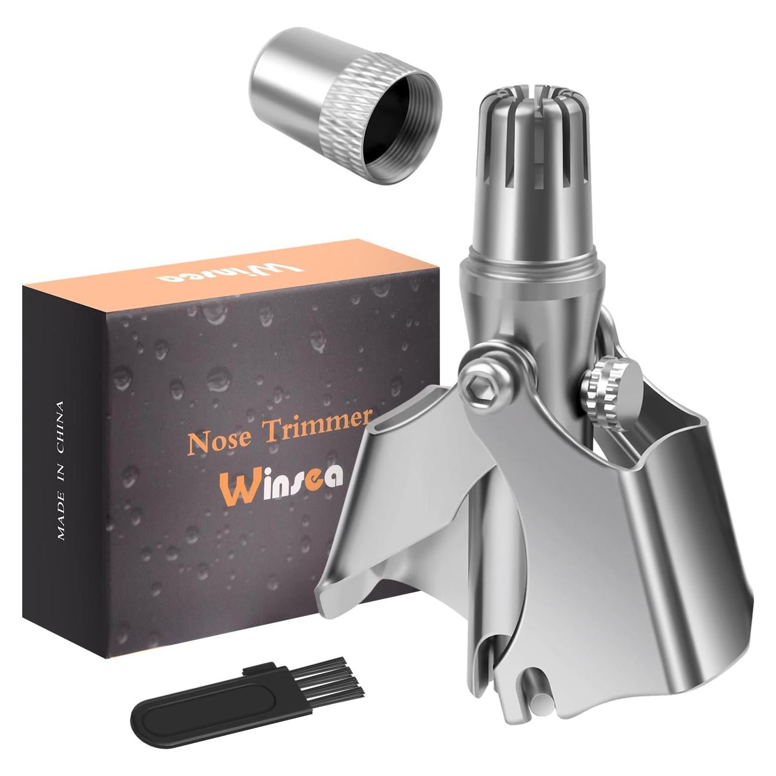 Recortador Manual de Cabello de Nariz y Oído Winsea - Acero Inoxidable, 6.6x7.7cm